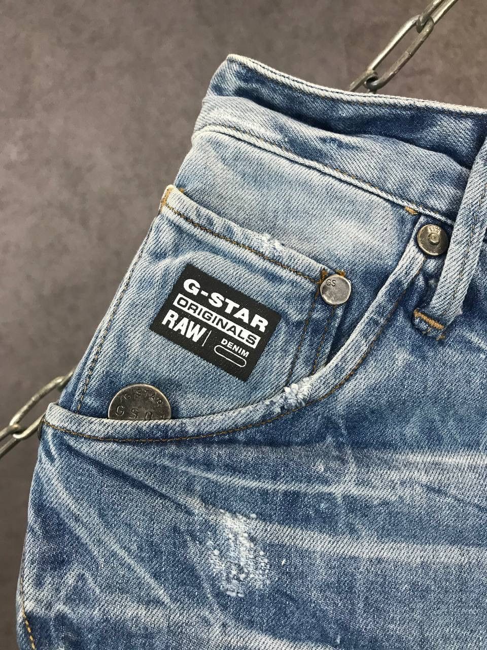 G-Star G Star Raw distressed denim jeans Size US 28 / EU 44 - 5 Thumbnail