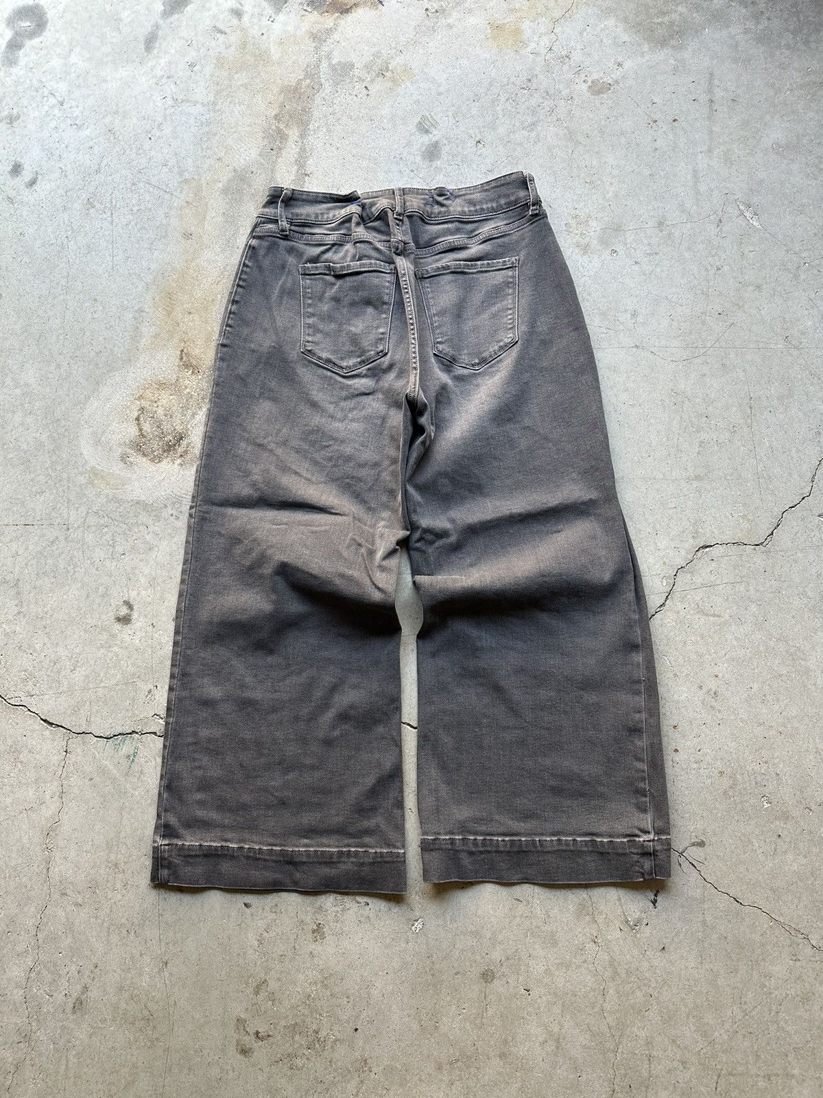 Balenciaga Y2K Vintage Black wide leg jeans Size 34" / US 12 / IT 48 - 1 Thumbnail