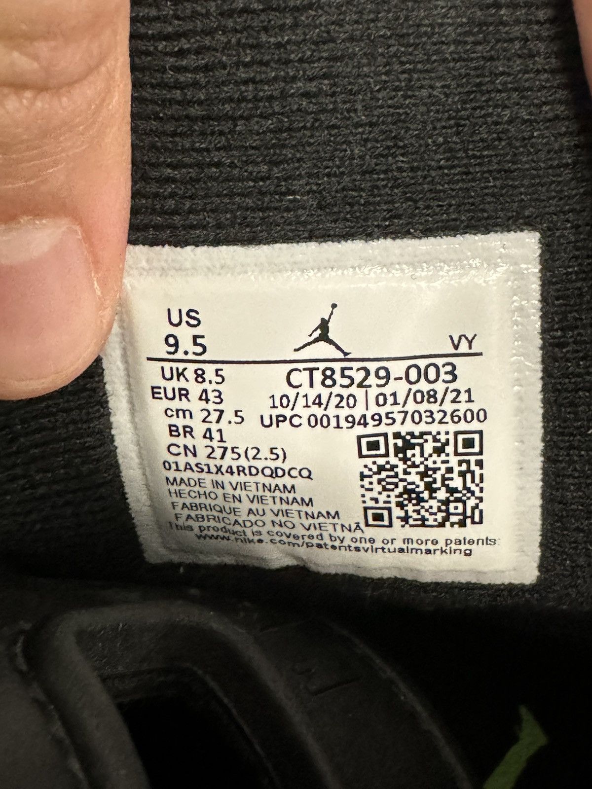 Jordan Brand Used Jordan 6 “Electric Green” Size 9.5 Size US 9.5 / EU 42-43 - 6 Thumbnail