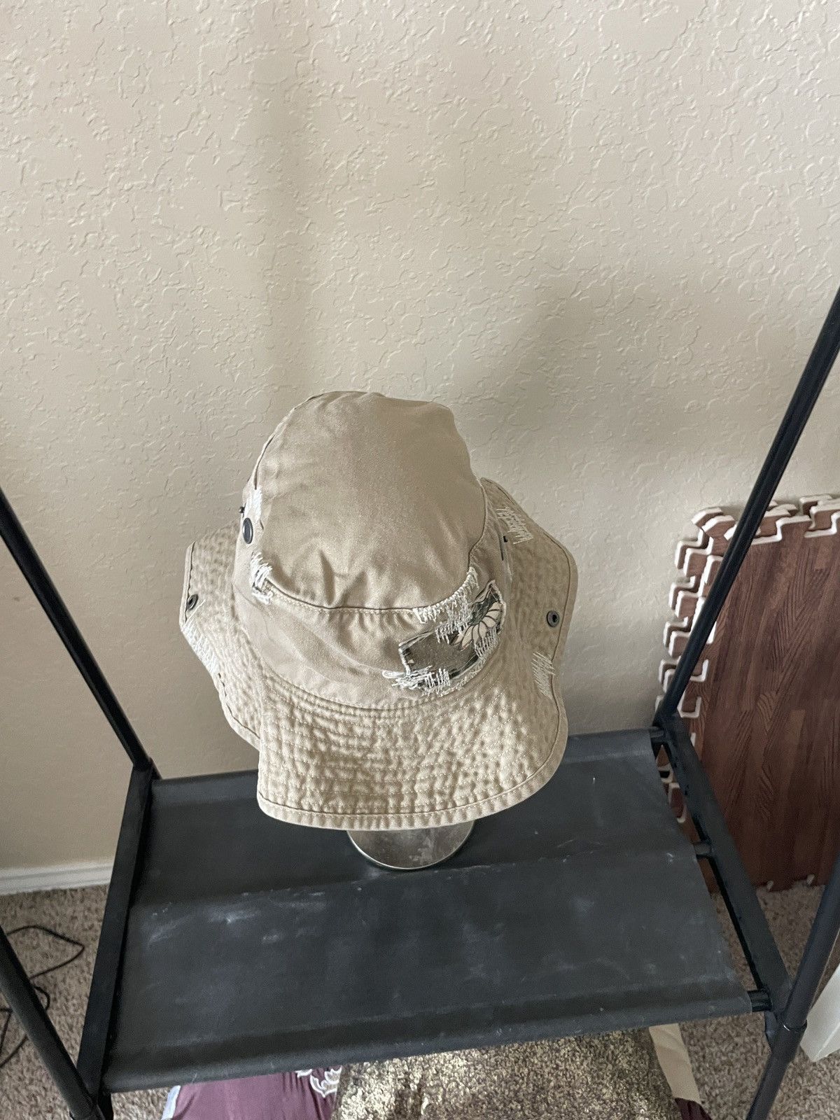Rugby Ralph Lauren Patchwork distressed Bucket hat Size ONE SIZE - 2 Thumbnail
