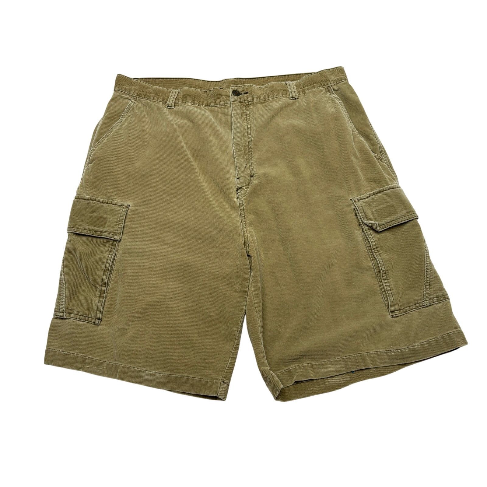 Ocean Pacific × Vintage Vintage Ocean Pacific Corduroy Baggy 9.5" Cargo Shorts 36 Size US 36 / EU 52 - 1 Thumbnail