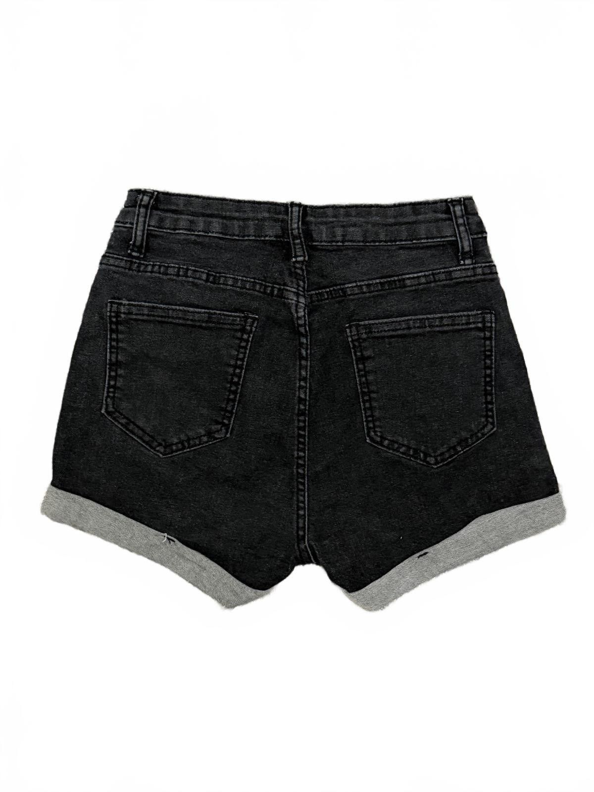 Other SHEIN Denim Shorts in Washed Black (Size 27) Size 27" / US 4 / IT 40 - 5 Thumbnail