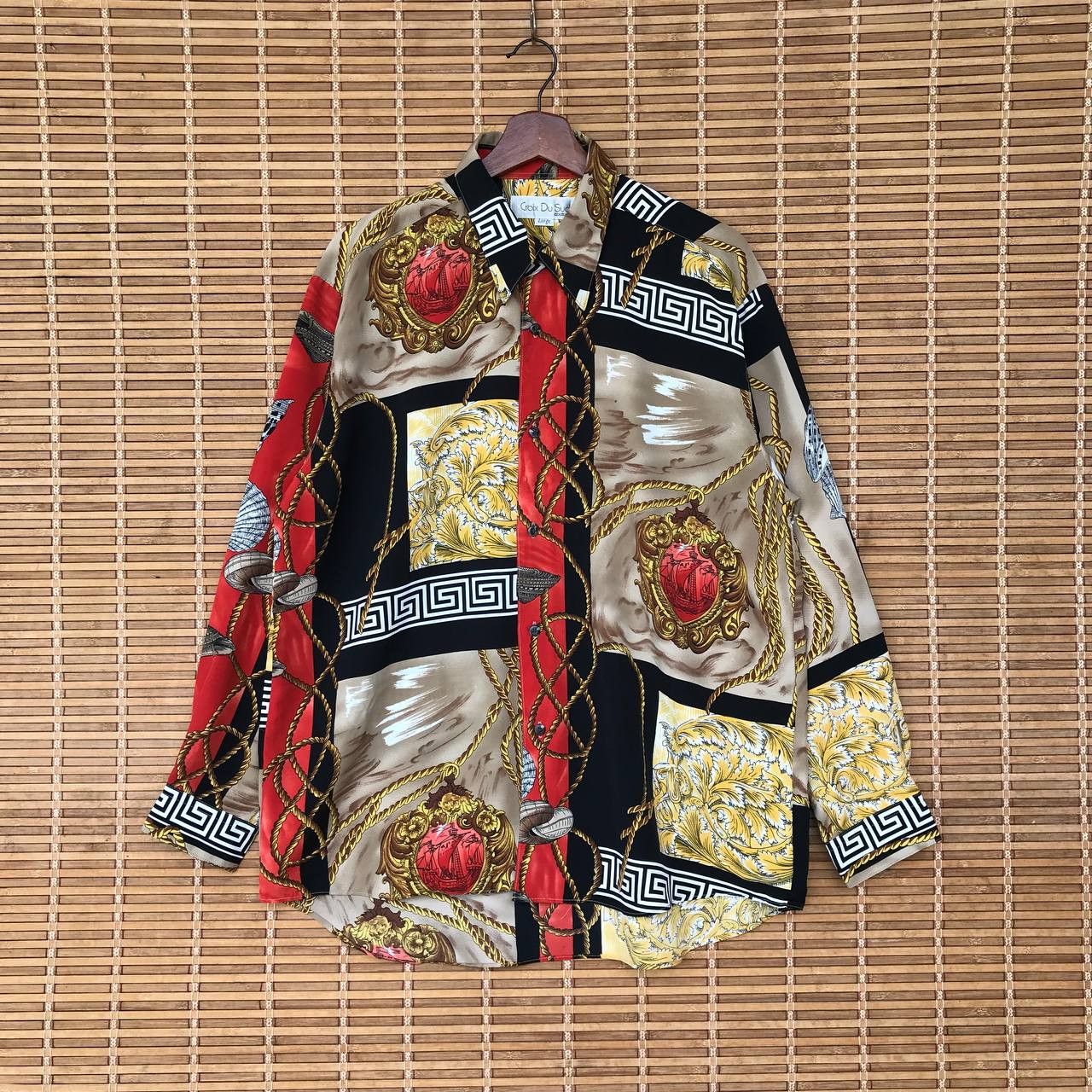 Japanese Brand × Vintage CROIX DU SUD COUTURE BARAQUE SHIRT Size US L / EU 52-54 / 3 - 1 Thumbnail