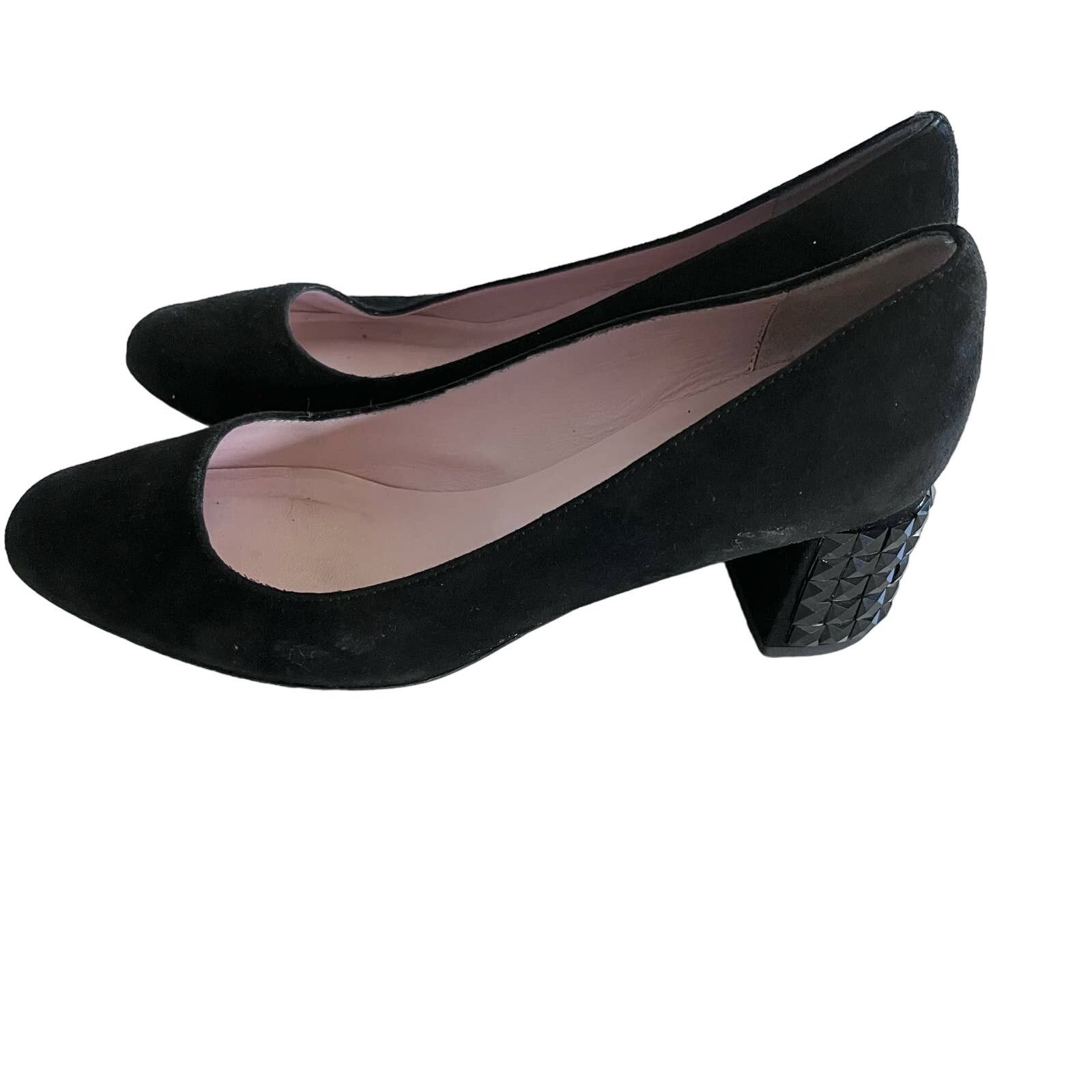 Kate Spade Kate Spade New York Danika Too Black Suede Jeweled Mid Heel Size US 6 / IT 36 - 2 Thumbnail