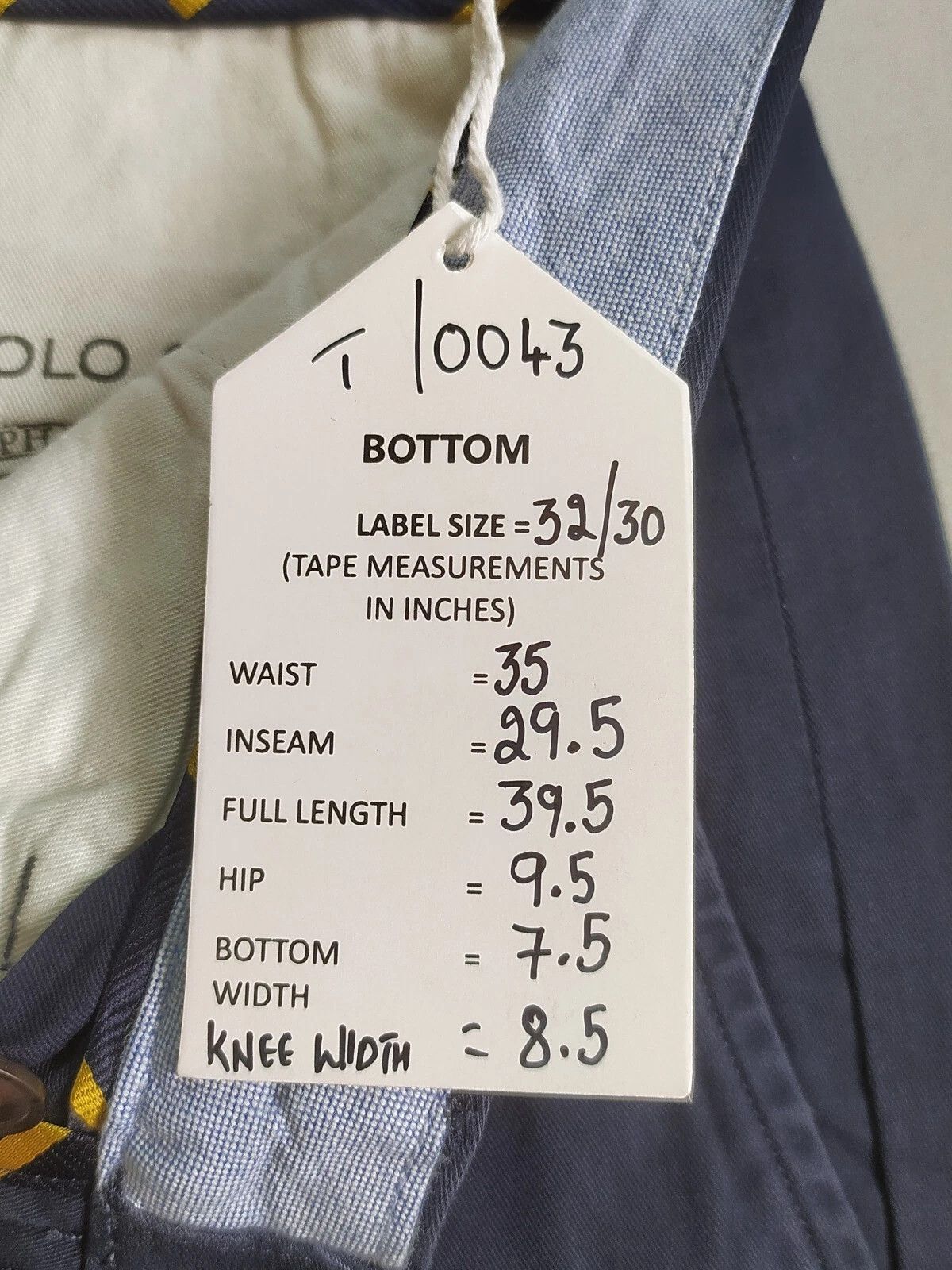 Polo Ralph Lauren Polo Ralph Lauren Stretch Straight Fit Chino Pant T 0043 Size US 32 / EU 48 - 6 Thumbnail