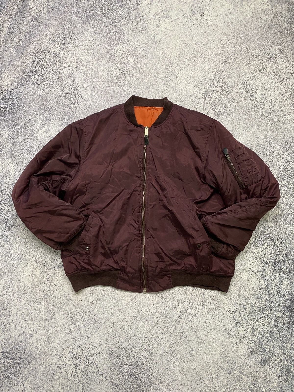 Vintage Vintage Bomber Jacket Flyer's Men Intermediate MA-1 Military Size US XXL / EU 58 / 5 - 3 Thumbnail