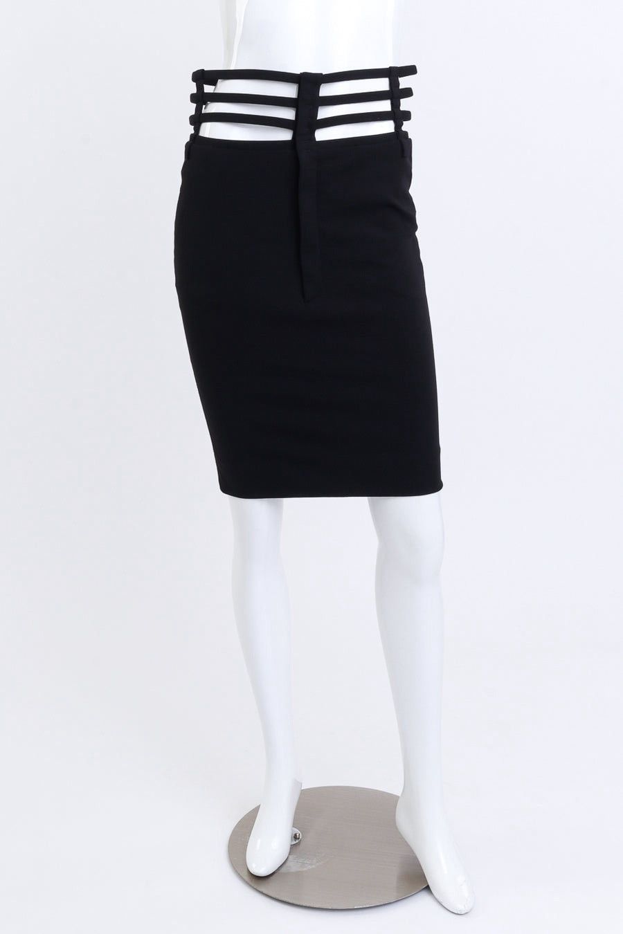 Jean Paul Gaultier Vintage Jean Paul Gaultier Cage Pencil Skirt Size 28" / US 6 / IT 42 - 3 Thumbnail