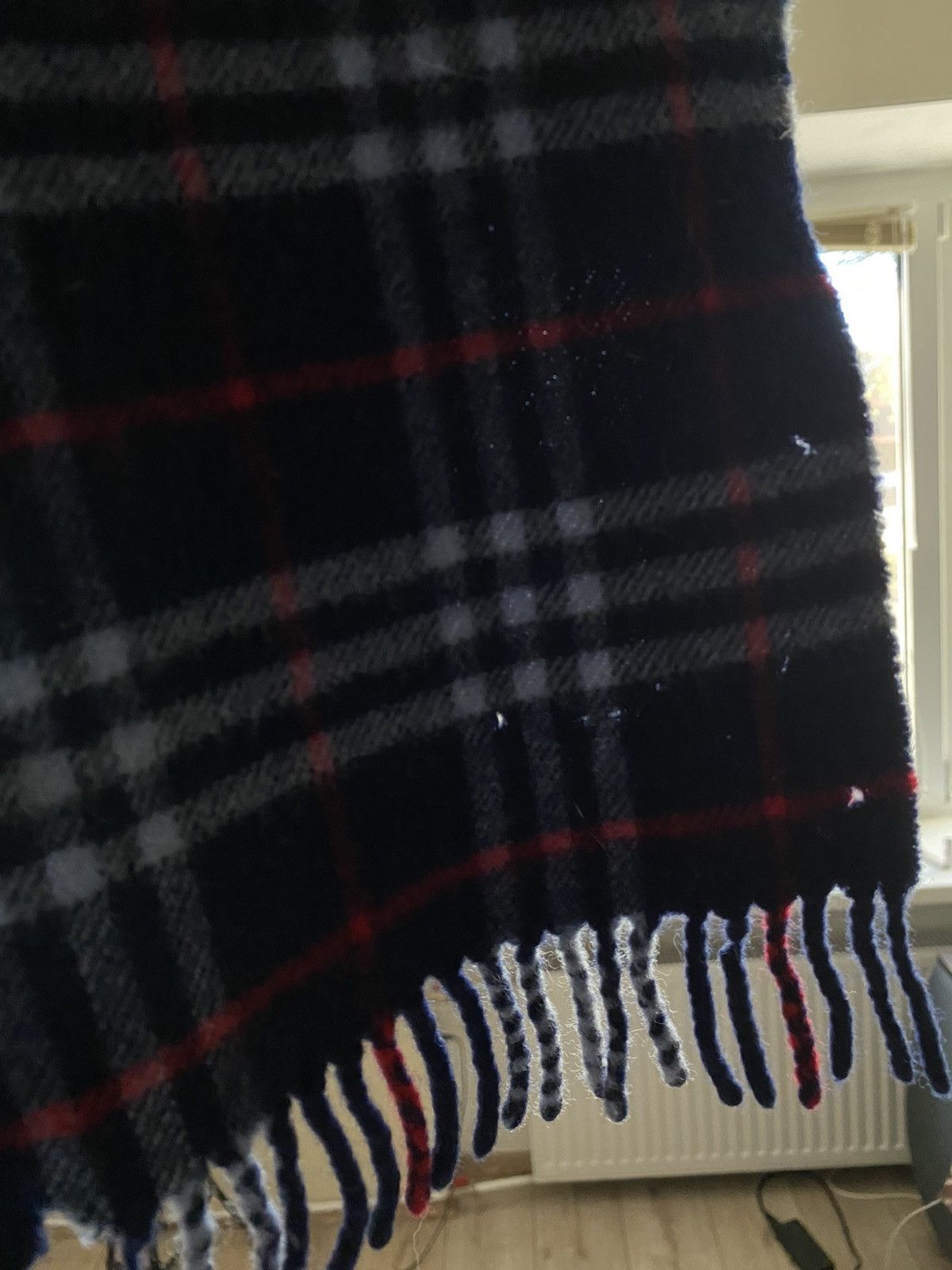Burberry Vintage Burberrys Scarf Wool Made In England Size ONE SIZE - 9 Thumbnail