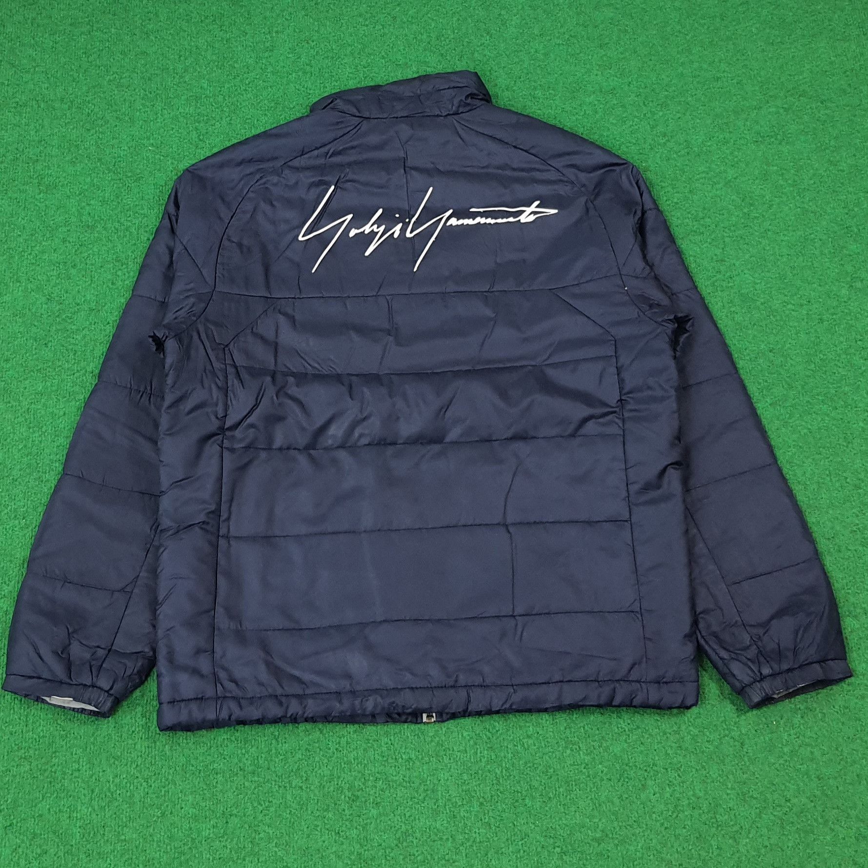 Adidas Vintage Adidas Puffer Custom Yohji Logo Jacket C275N24 Size US M / EU 48-50 / 2 - 1 Thumbnail