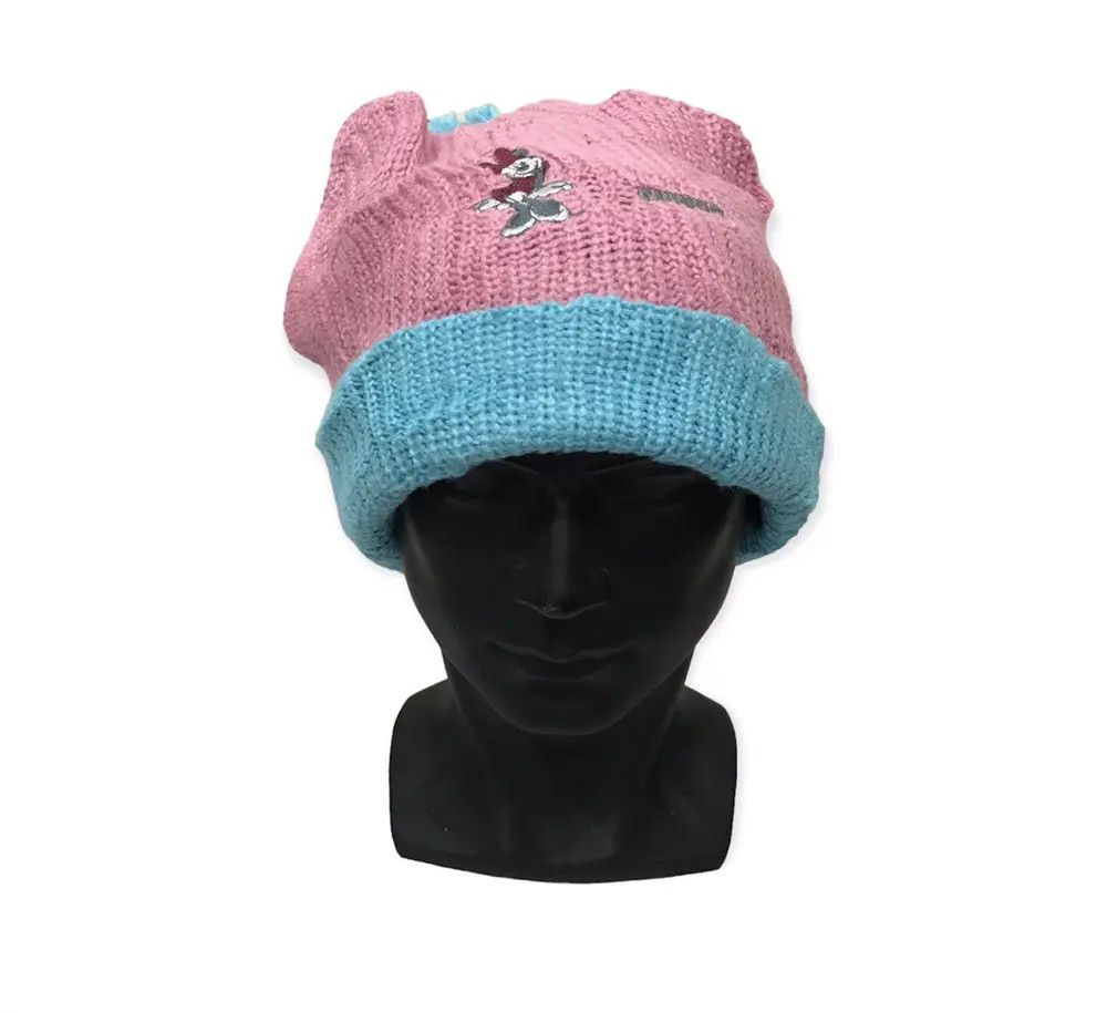 Mickey Mouse × Vintage Disney Minnie Mouse Knit Beanie Hat Size ONE SIZE - 1 Thumbnail