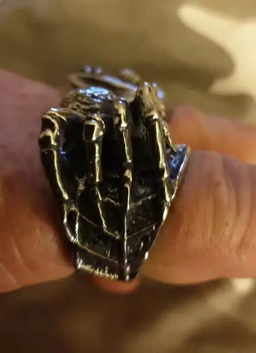 Other Stainless Steel Biker Retro Spider Ring Size ONE SIZE - 2 Thumbnail