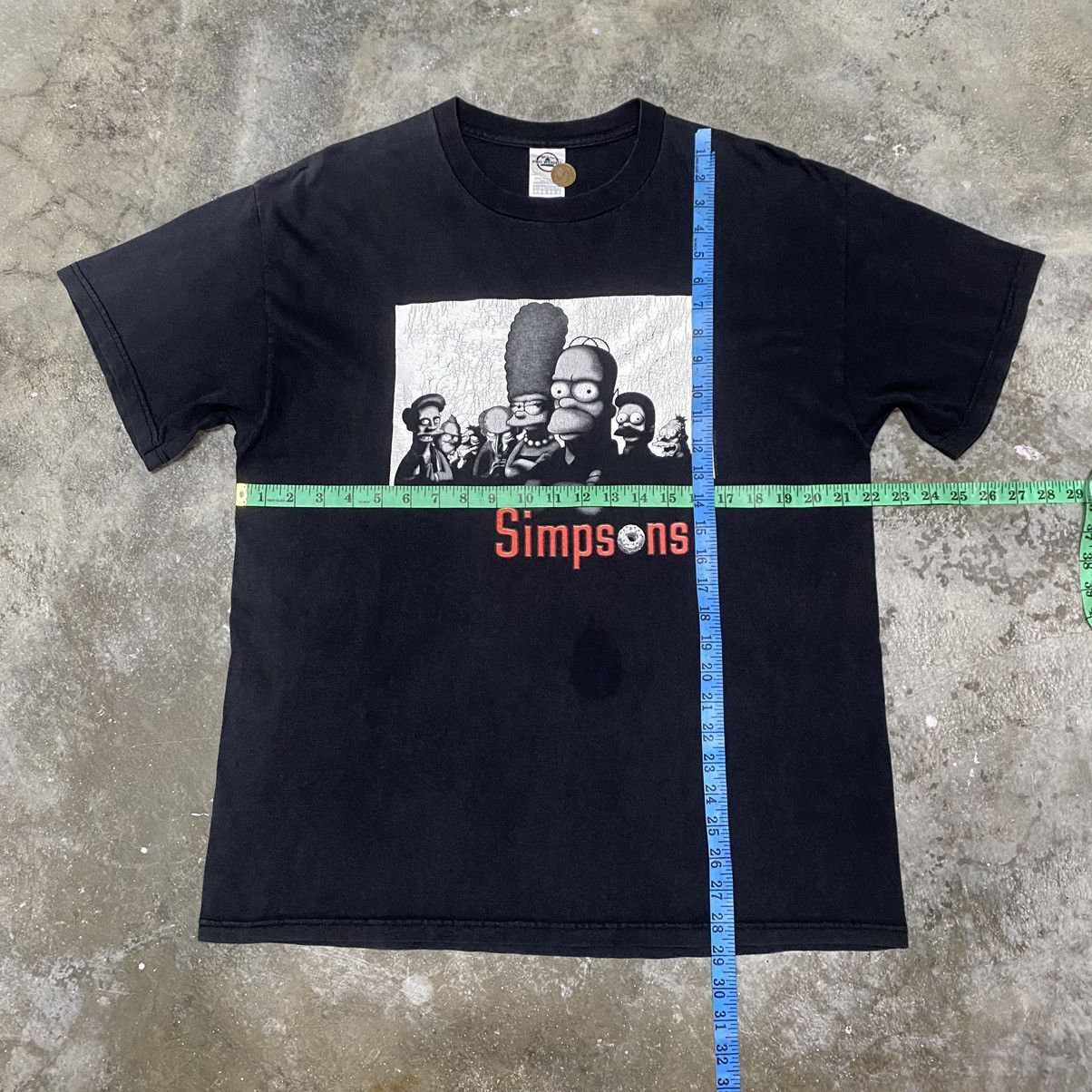 Cartoon Network × The Simpsons × Vintage THE SIMPSONS CARTOON SUPRANOS MOVIE PARODY TEE Size US L / EU 52-54 / 3 - 10 Thumbnail