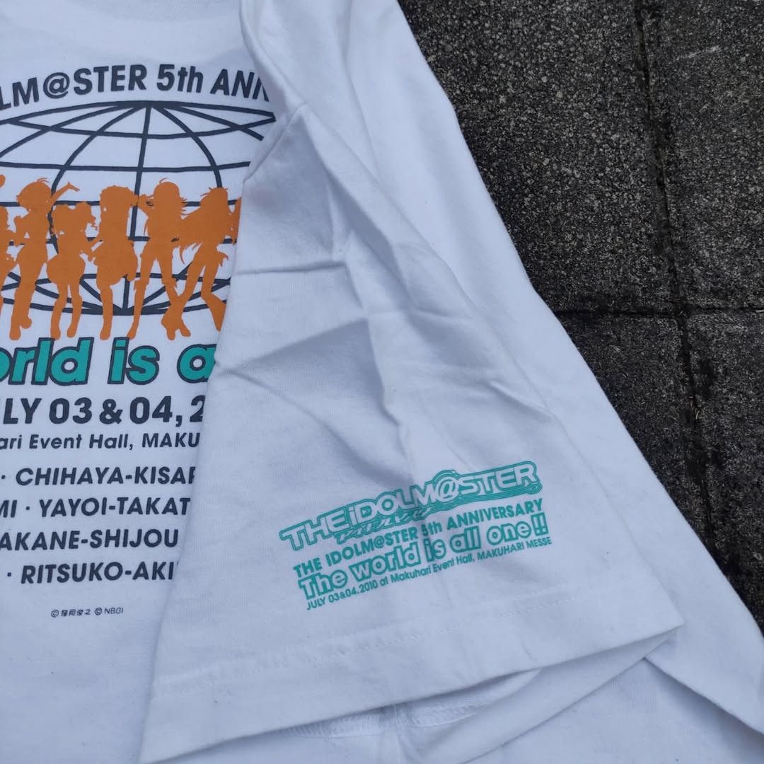 Anime Vintage The Idolmaster 5th Anniversary 2010 Tee Size US XL / EU 56 / 4 - 3 Thumbnail