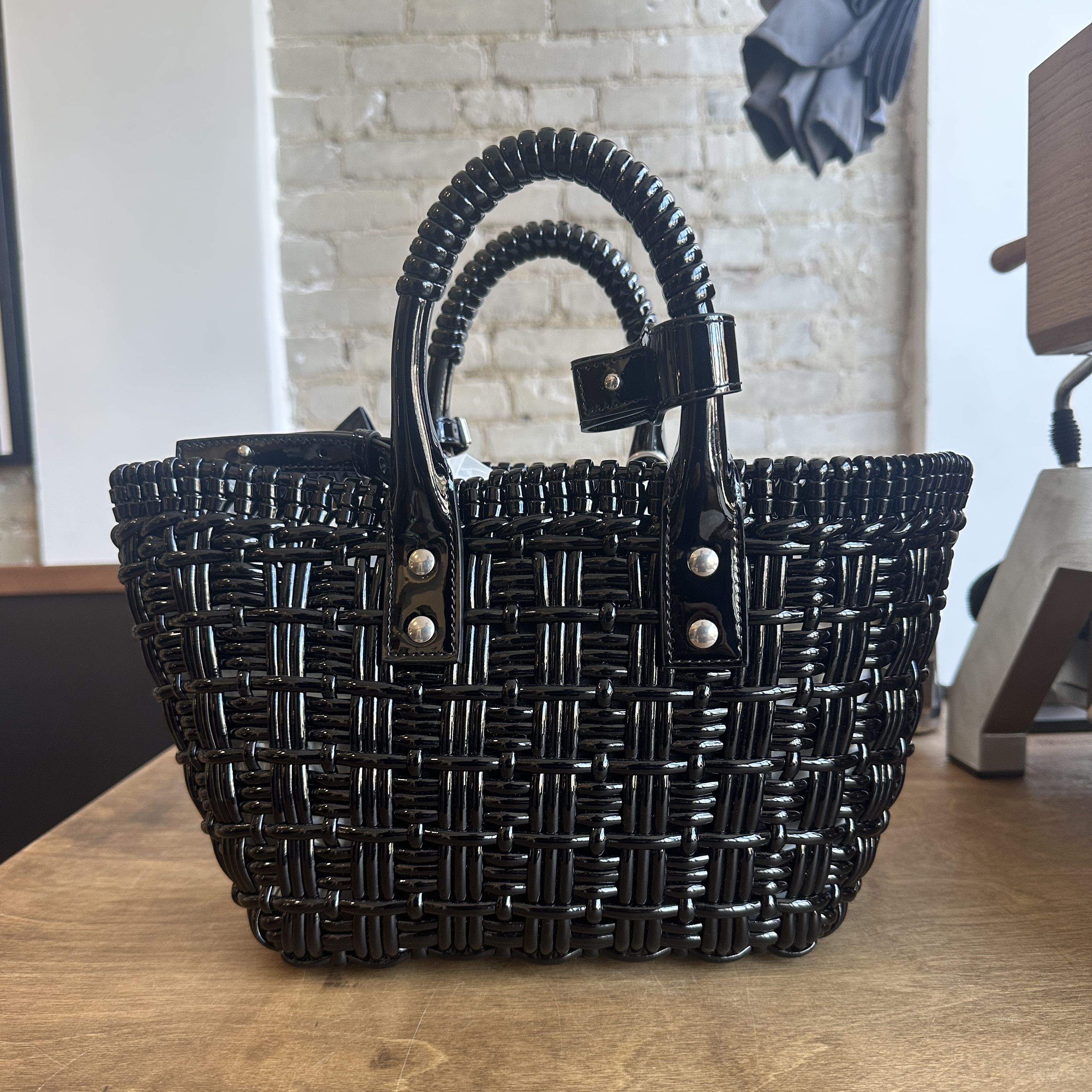Balenciaga Balenciaga Bistro Basket Bag with Strap Size ONE SIZE - 3 Thumbnail
