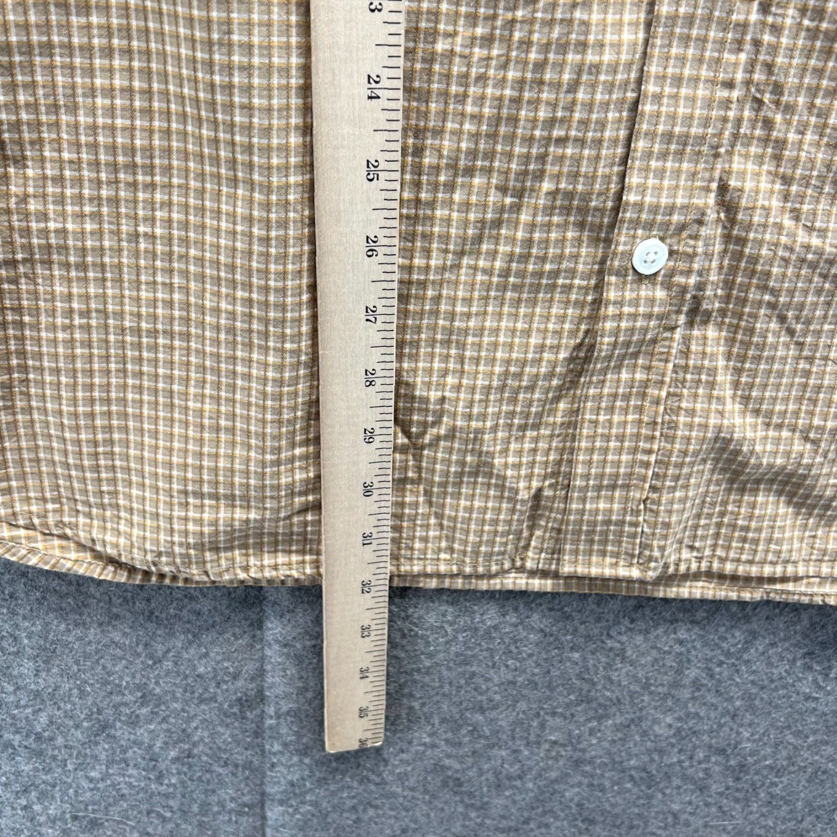 Vintage Columbia Shirt Men XL Khaki Button Down Tan Beige Rapid River II Outdoors Pockets Size US XL / EU 56 / 4 - 7 Thumbnail