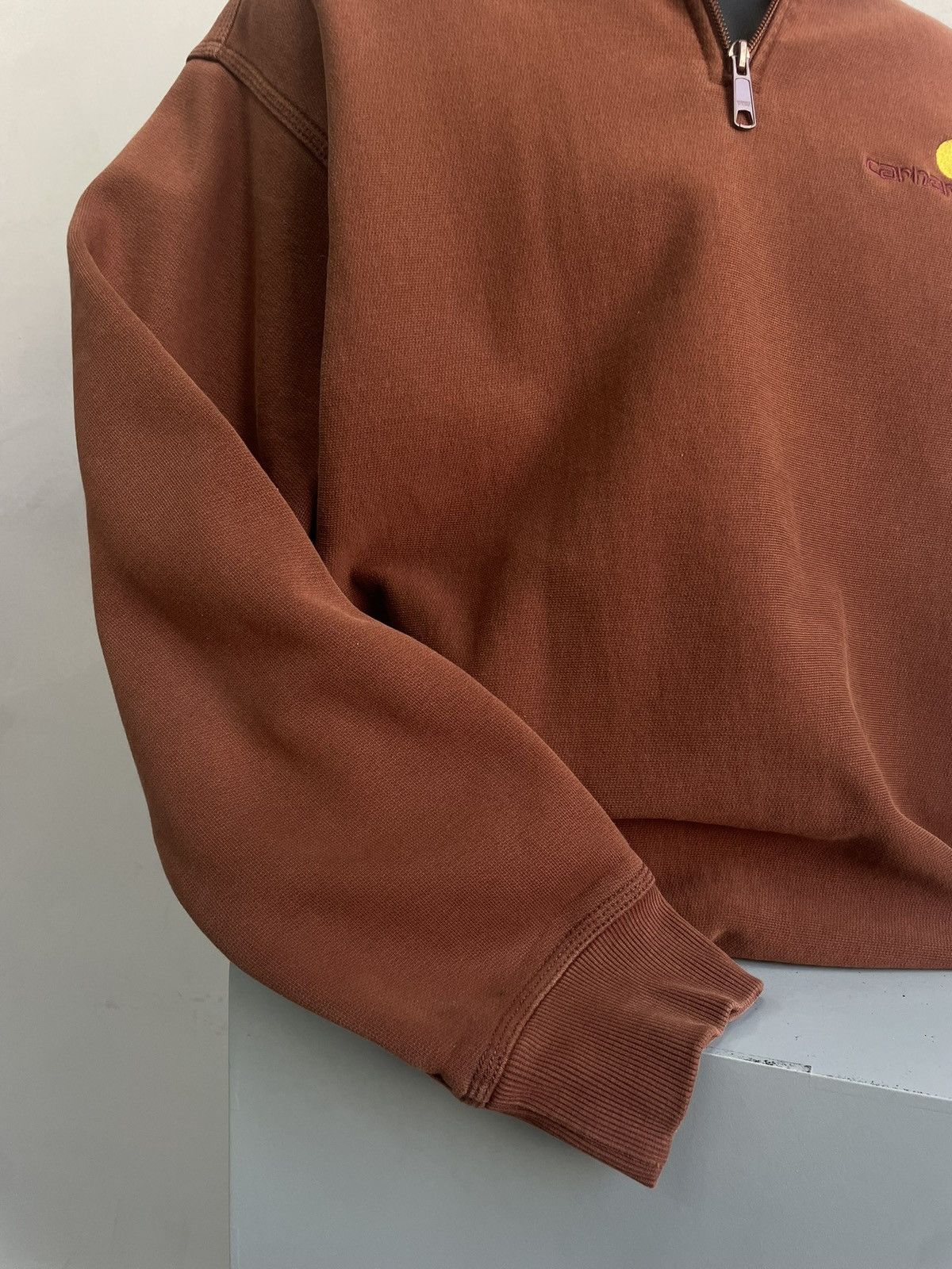 Carhartt Carhartt sun faded 1/3 zip hoodie sweatshirt y2k Size US M / EU 48-50 / 2 - 5 Thumbnail