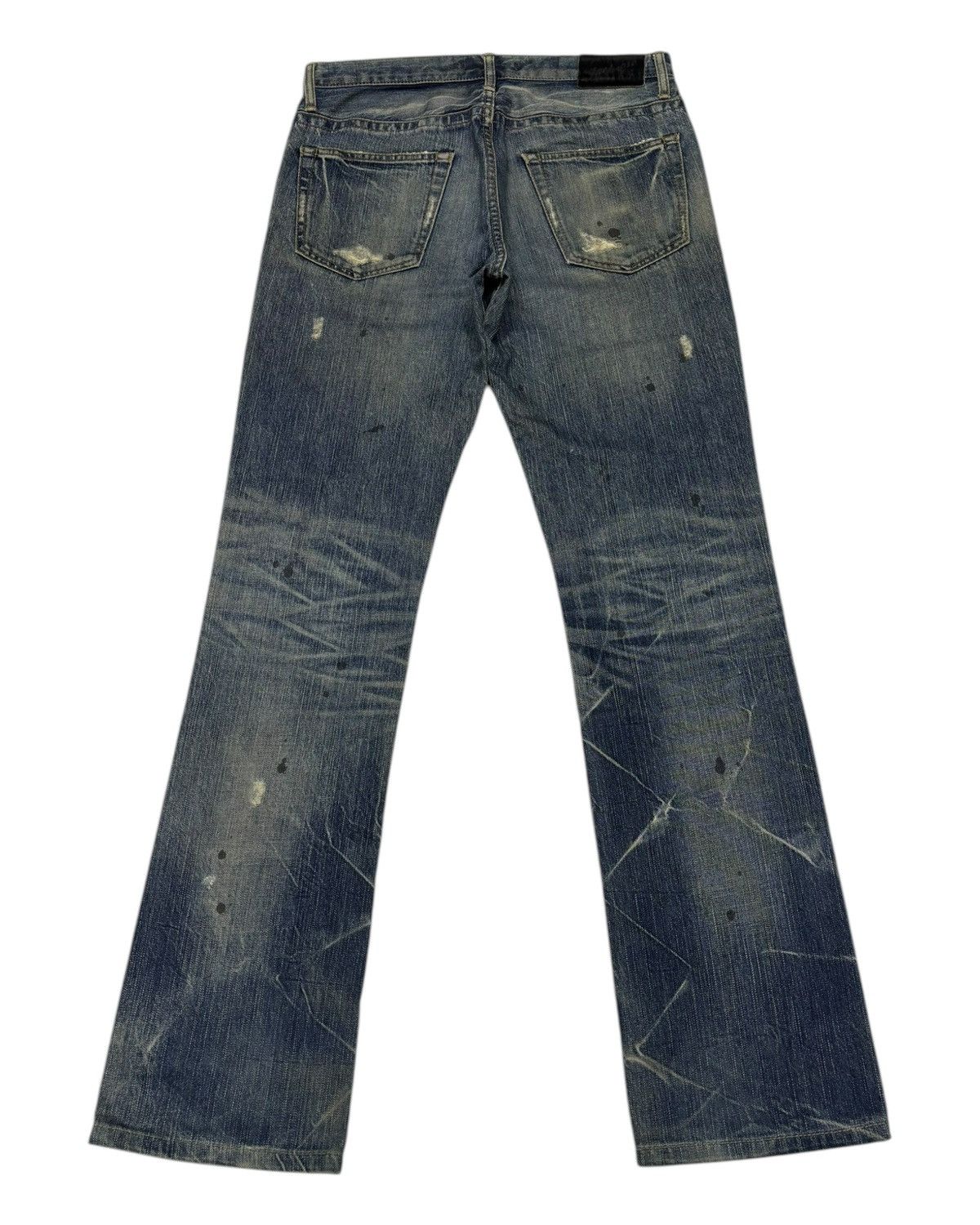 14th Addiction 🔥BLUE WAY X JACK ROSE SLIM FIT FLARE JEANS Size US 30 / EU 46 - 2 Thumbnail
