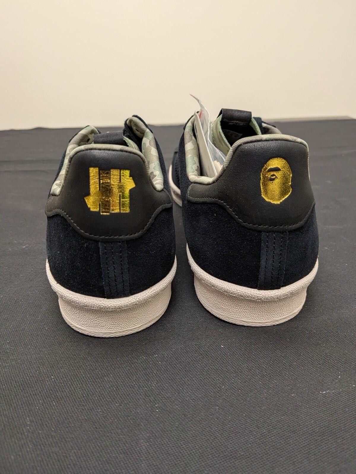 Adidas adidas x UNDEFEATED x BAPE CAMPUS 80s BLACK Q34750 US13.5 Size US 14 / EU 47 - 4 Thumbnail