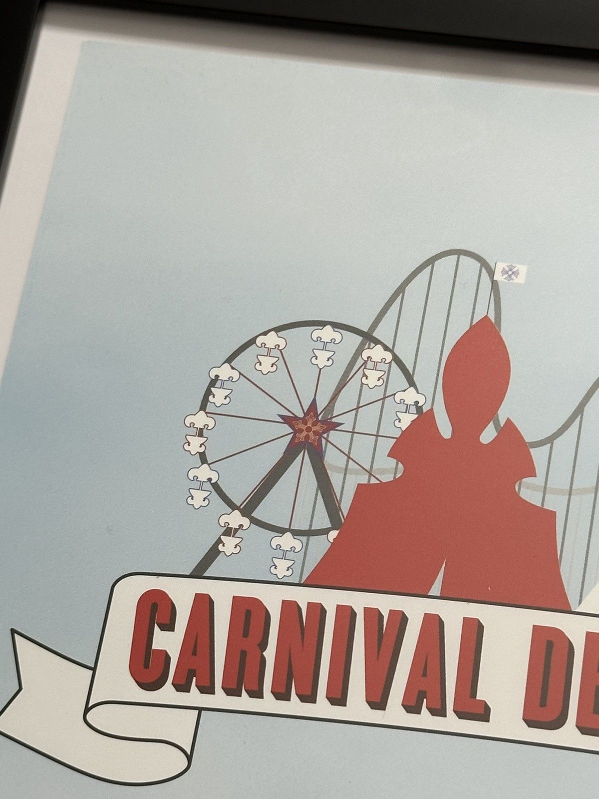 Chrome Hearts 🖤Chrome Hearts🖤 Carnival 9x12 Framed Poster Size ONE SIZE - 5 Thumbnail