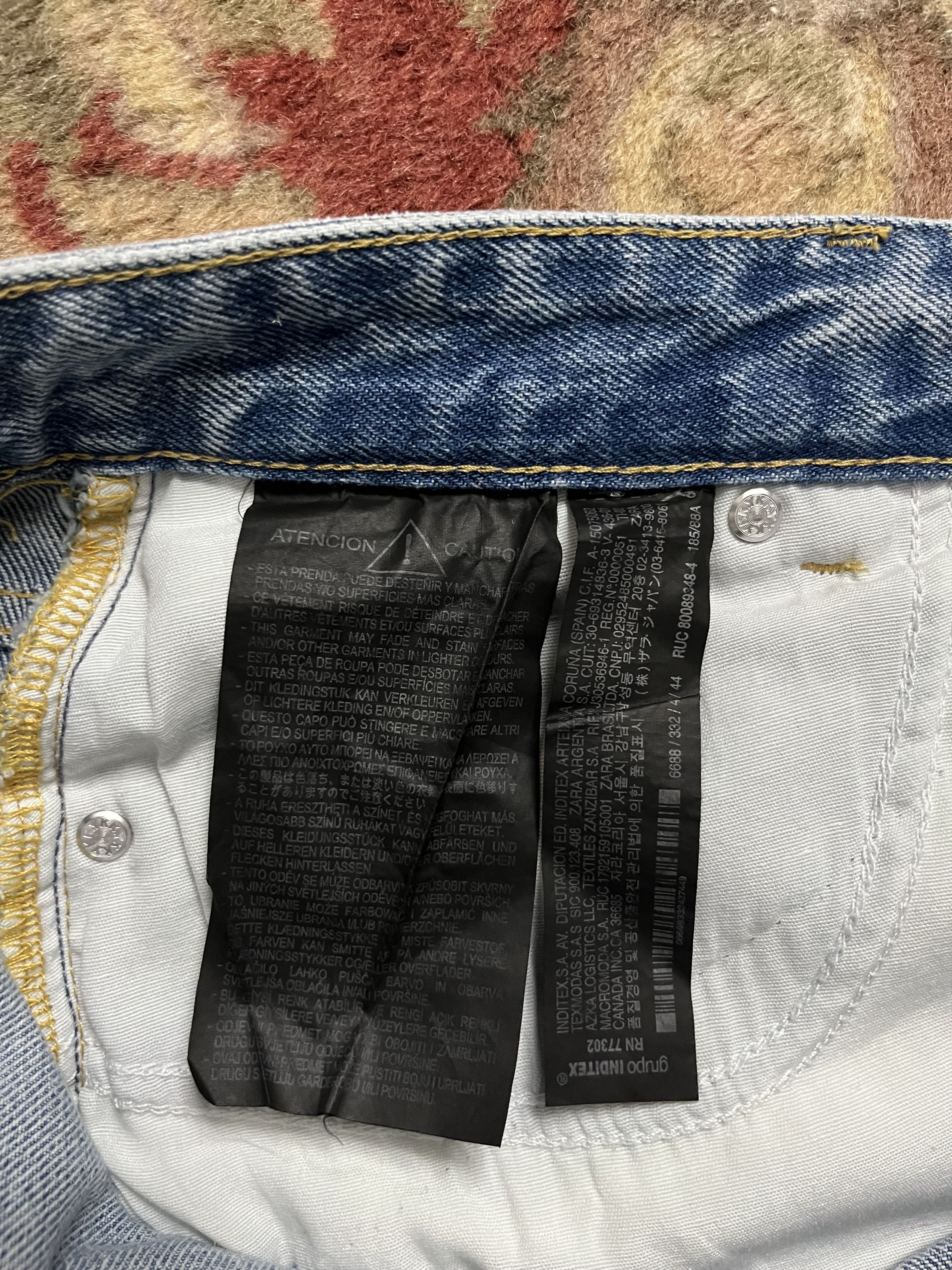Rhude × Zara Rhuigi x Zara Distressed Denim Size US 34 / EU 50 - 6 Thumbnail