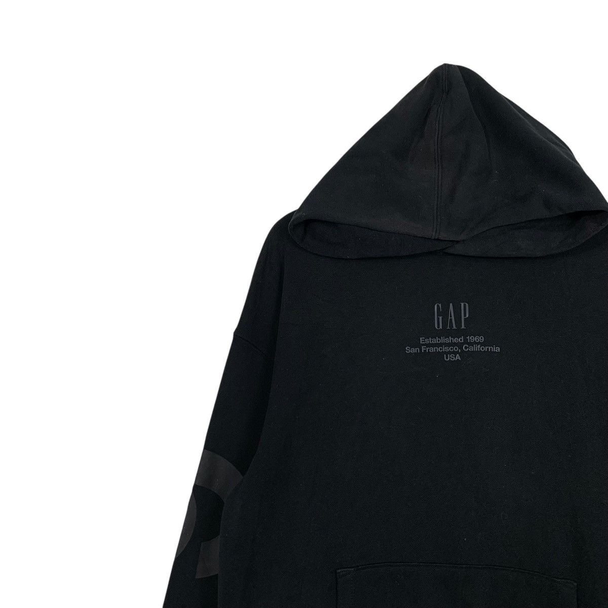 Gap GAP Center Logo Pullover Black Hoodies Sweatshirt #1789-C79 Size US S / EU 44-46 / 1 - 6 Thumbnail