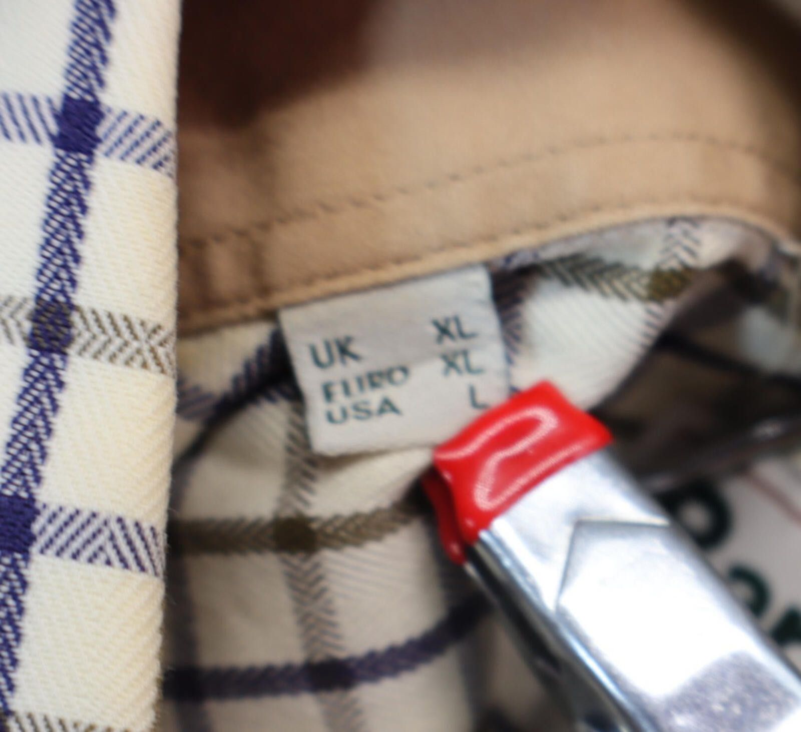 Barbour Barbour Plaid Long Sleeve Button Down Shirt Large Beige Prep Size US L / EU 52-54 / 3 - 7 Thumbnail