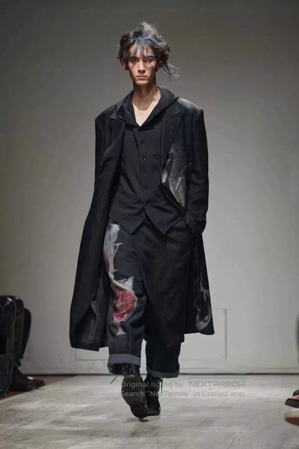 Yohji Yamamoto Yohji Yamamoto Linen Pattern Coat 23SS. Size US M / EU 48-50 / 2 - 2 Thumbnail