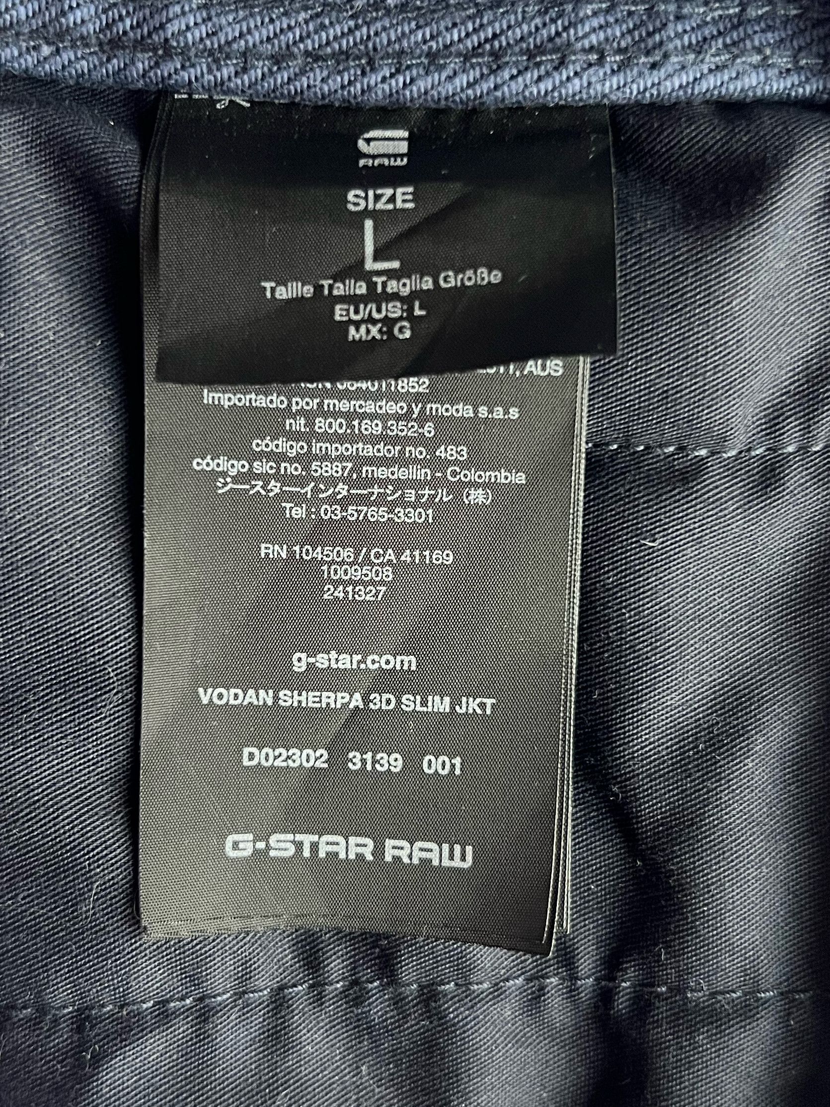G-Star G-STAR RAW VODAN SHERPA 3D SLIM DENIM ZIP CARGO JACKET Size US S / EU 44-46 / 1 - 7 Thumbnail