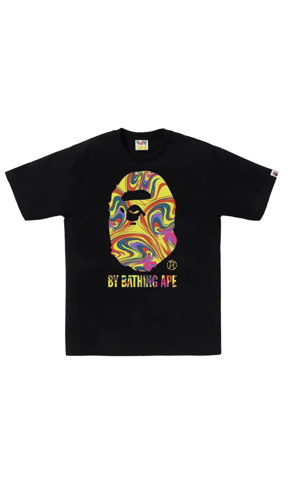 Bape Bape Marbling Tee Size US S / EU 44-46 / 1 - 1 Thumbnail
