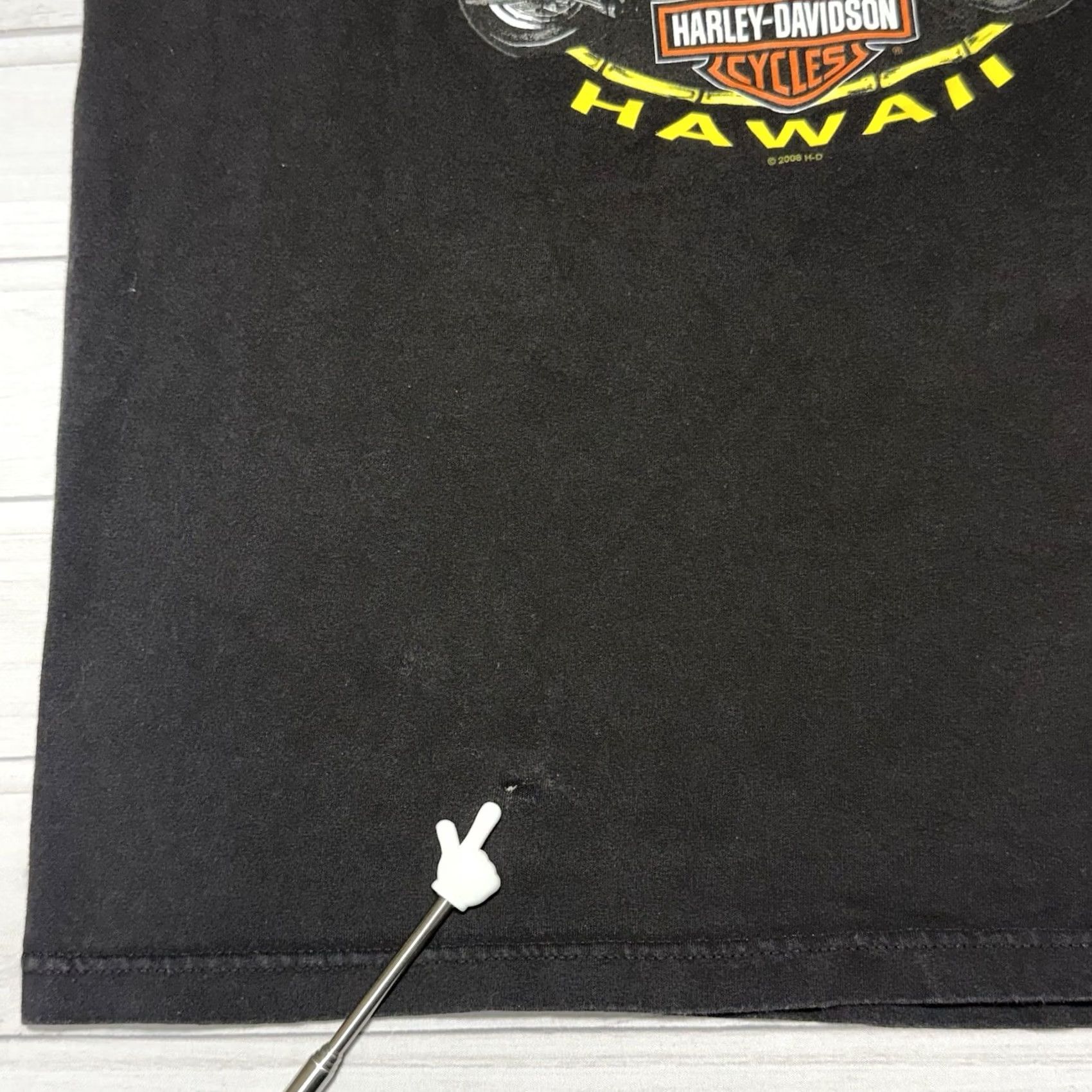Harley Davidson Harley-Davidson T-Shirt XL Black Honolulu Hawaii Diamond Head Beach Motorcycle Graphic Print Short Sleeve Crew Neck Men Shirt Redefined Size US XL / EU 56 / 4 - 4 Thumbnail