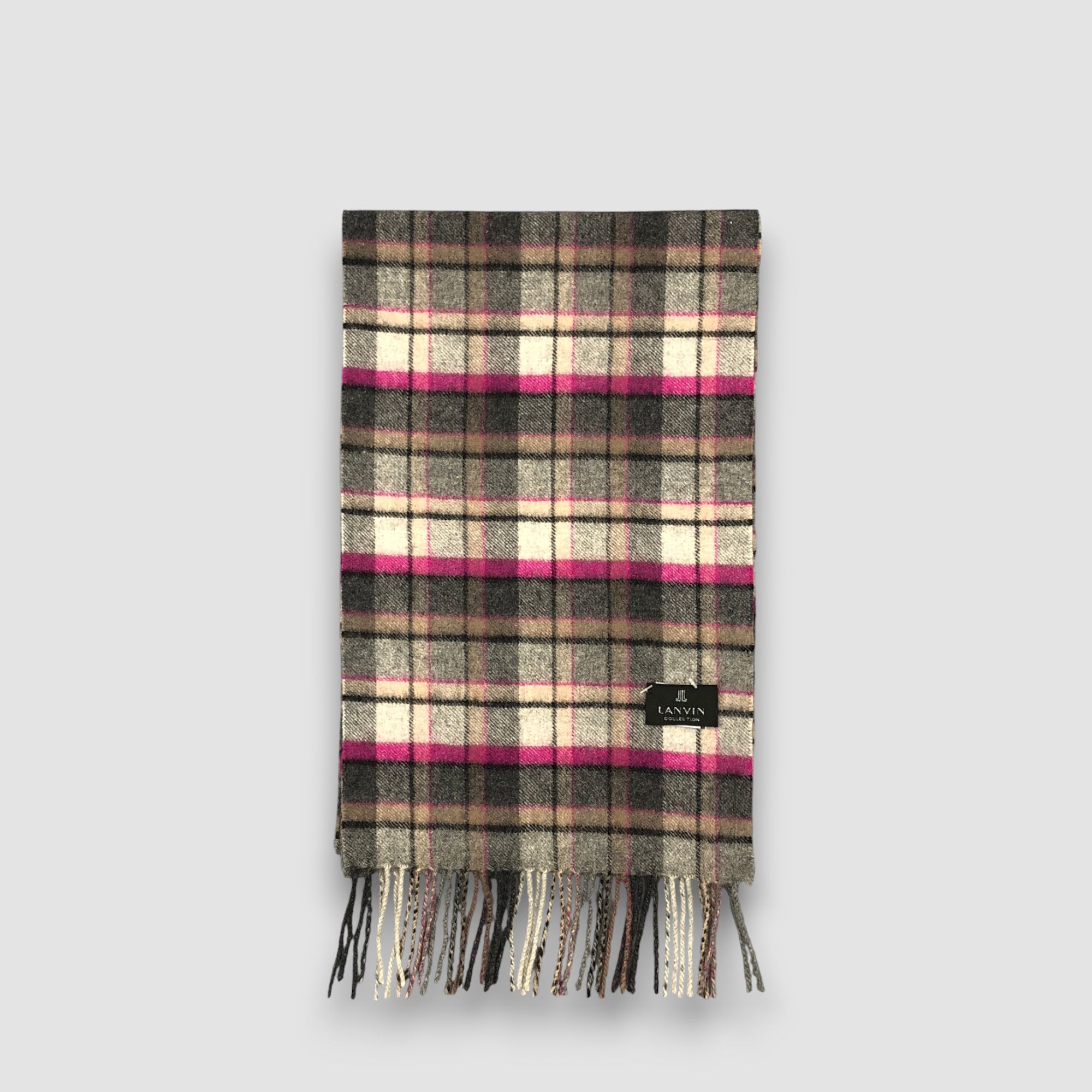Lanvin Vintage Lanvin Scarf Muffler Wool Winter Scarves Size ONE SIZE - 2 Thumbnail