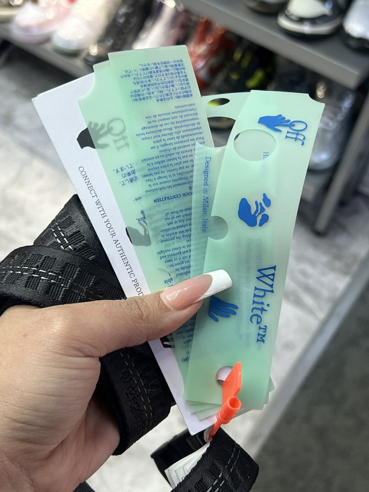 Off-White Off-White Black Skinny Belt Size ONE SIZE - 4 Thumbnail