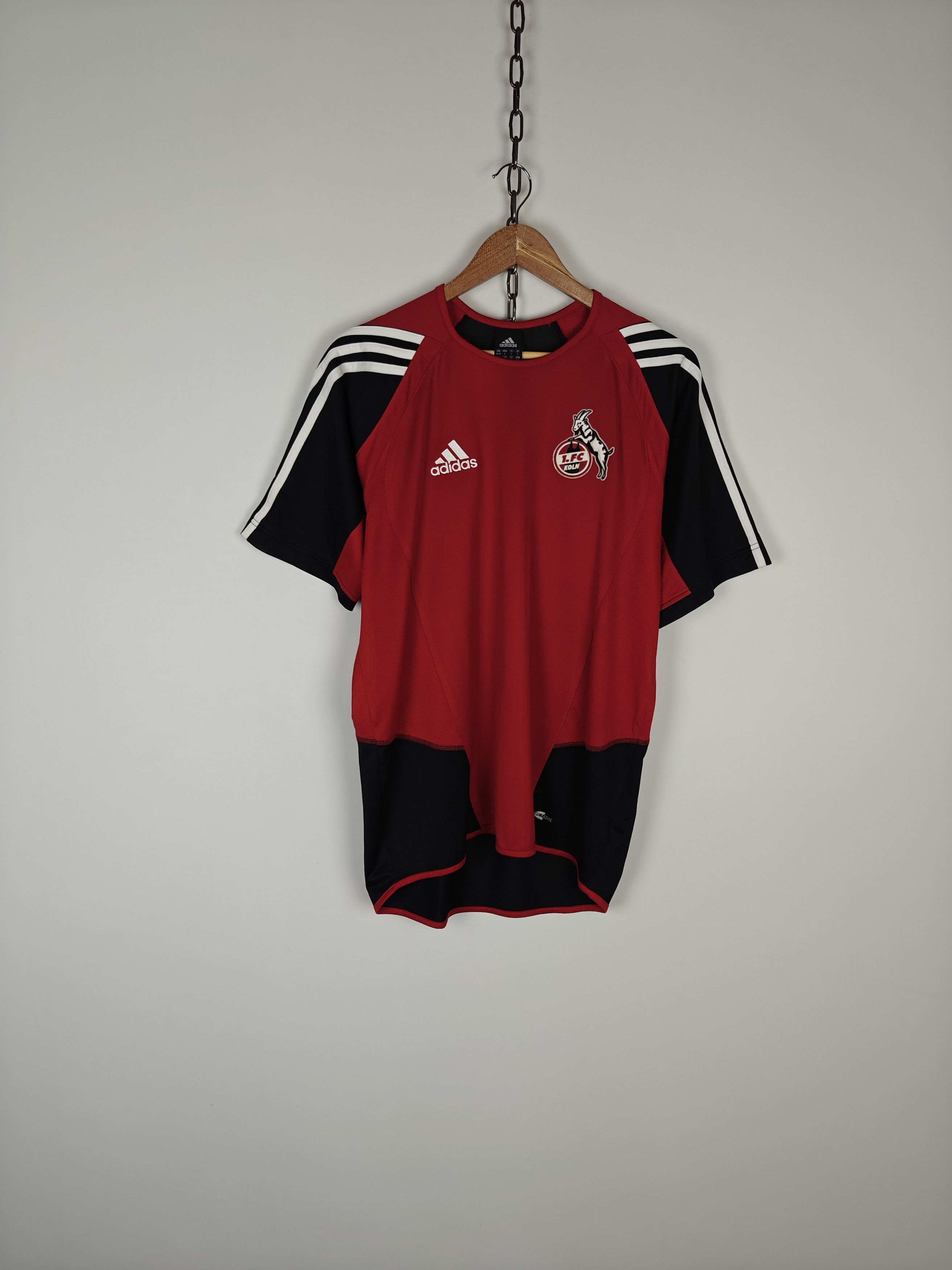 Adidas Adidas FC Koln Football Jersey T-Shirt Red Black S Size US S / EU 44-46 / 1 - 1 Thumbnail