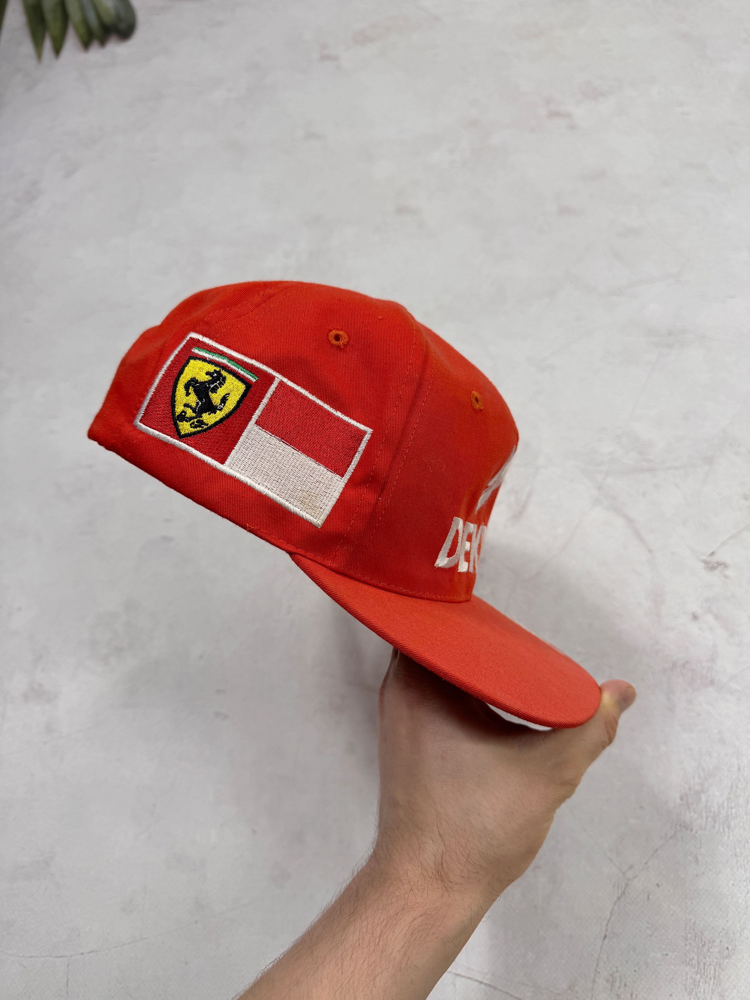 Ferrari × Formula 1 Vintage Ferrari Baseball Cap Michael Schumacher Signature Size ONE SIZE - 12 Thumbnail