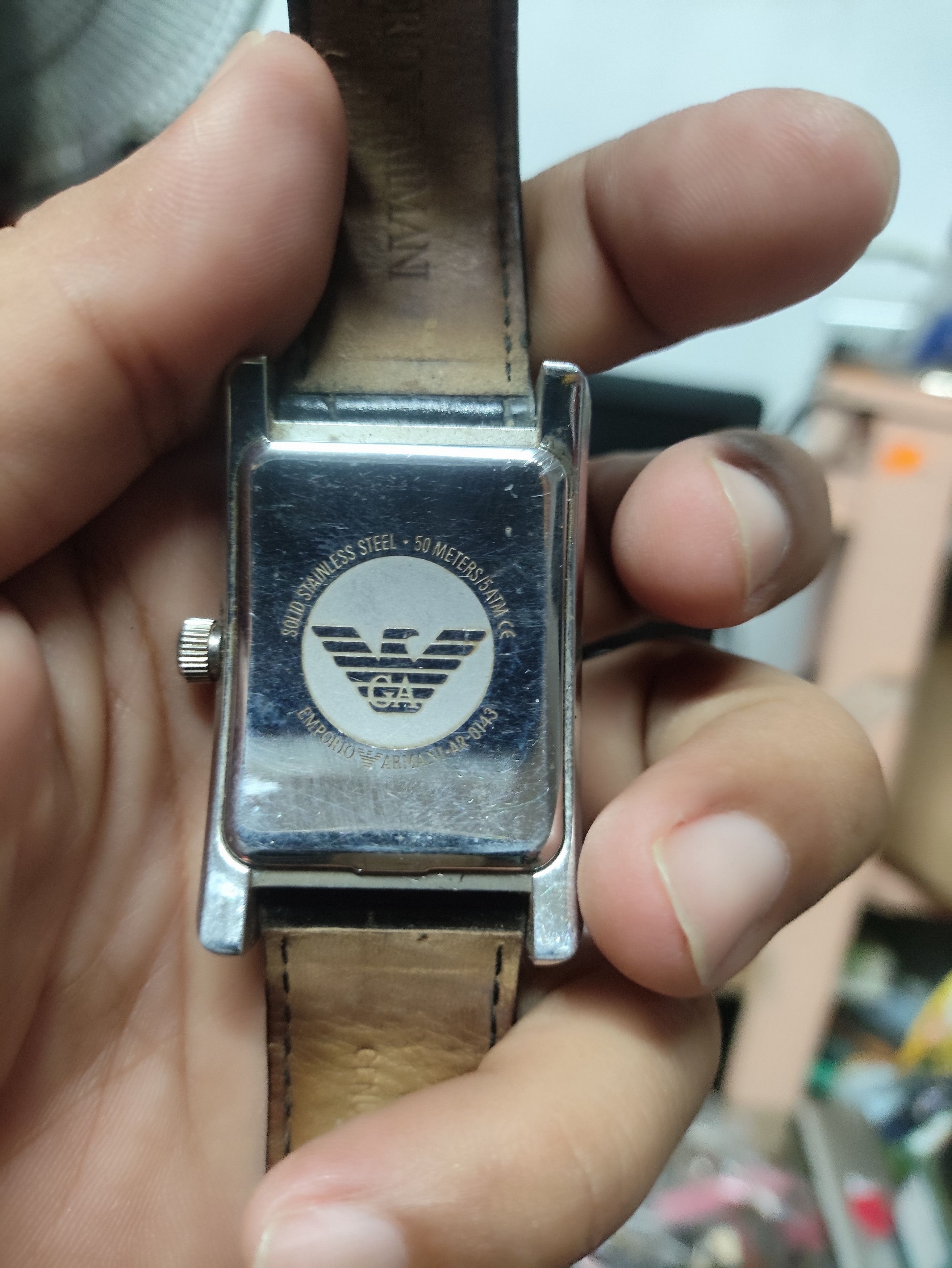 Emporio Armani Vintage Emporio Armani Tank Watch (Need Service) Size ONE SIZE - 4 Thumbnail