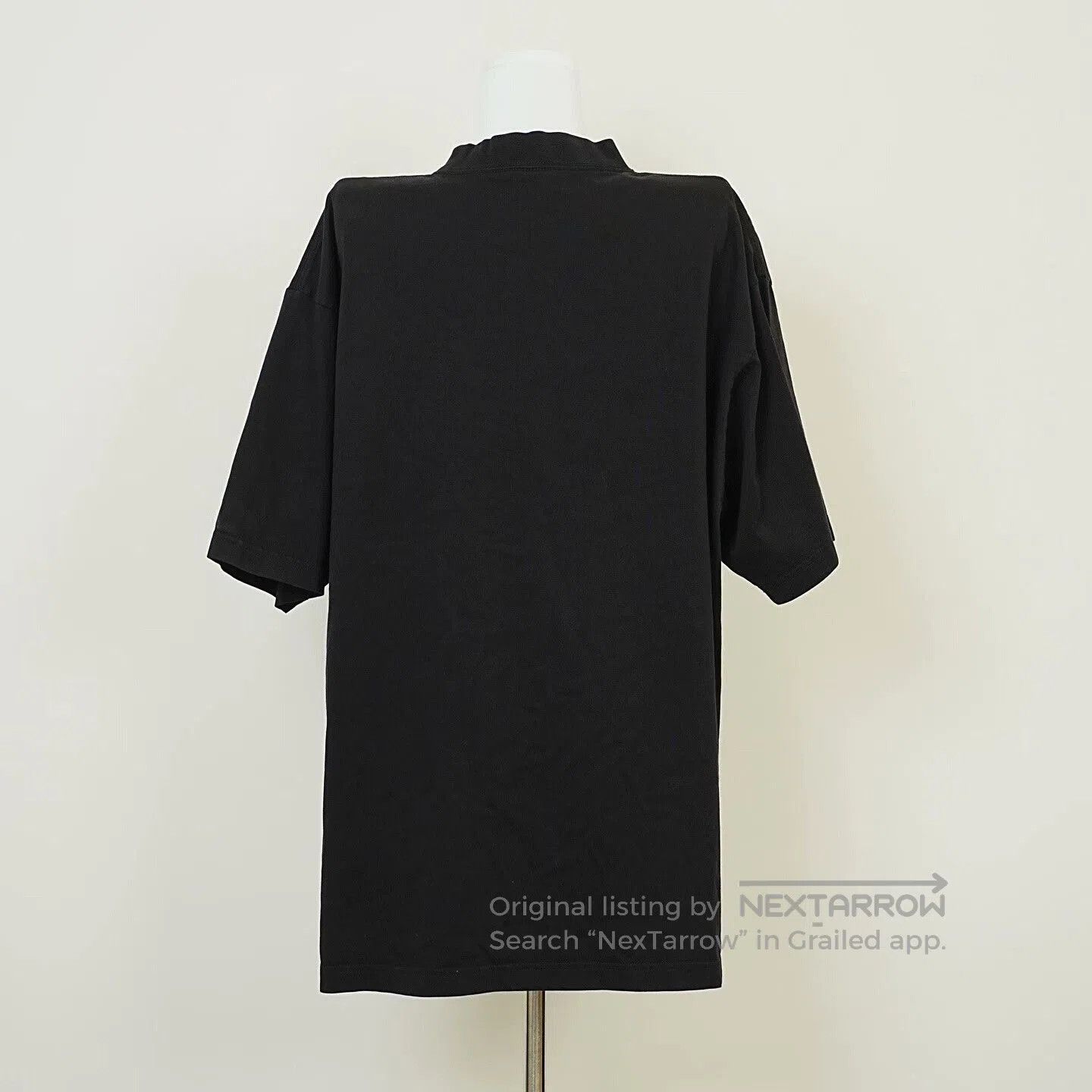 balenciaga institutional logo black t.
