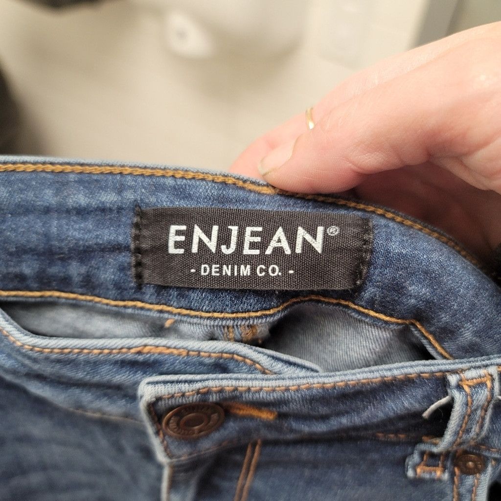 Other EUC Enjean Distressed Skinny Jeans Size 29" - 5 Thumbnail