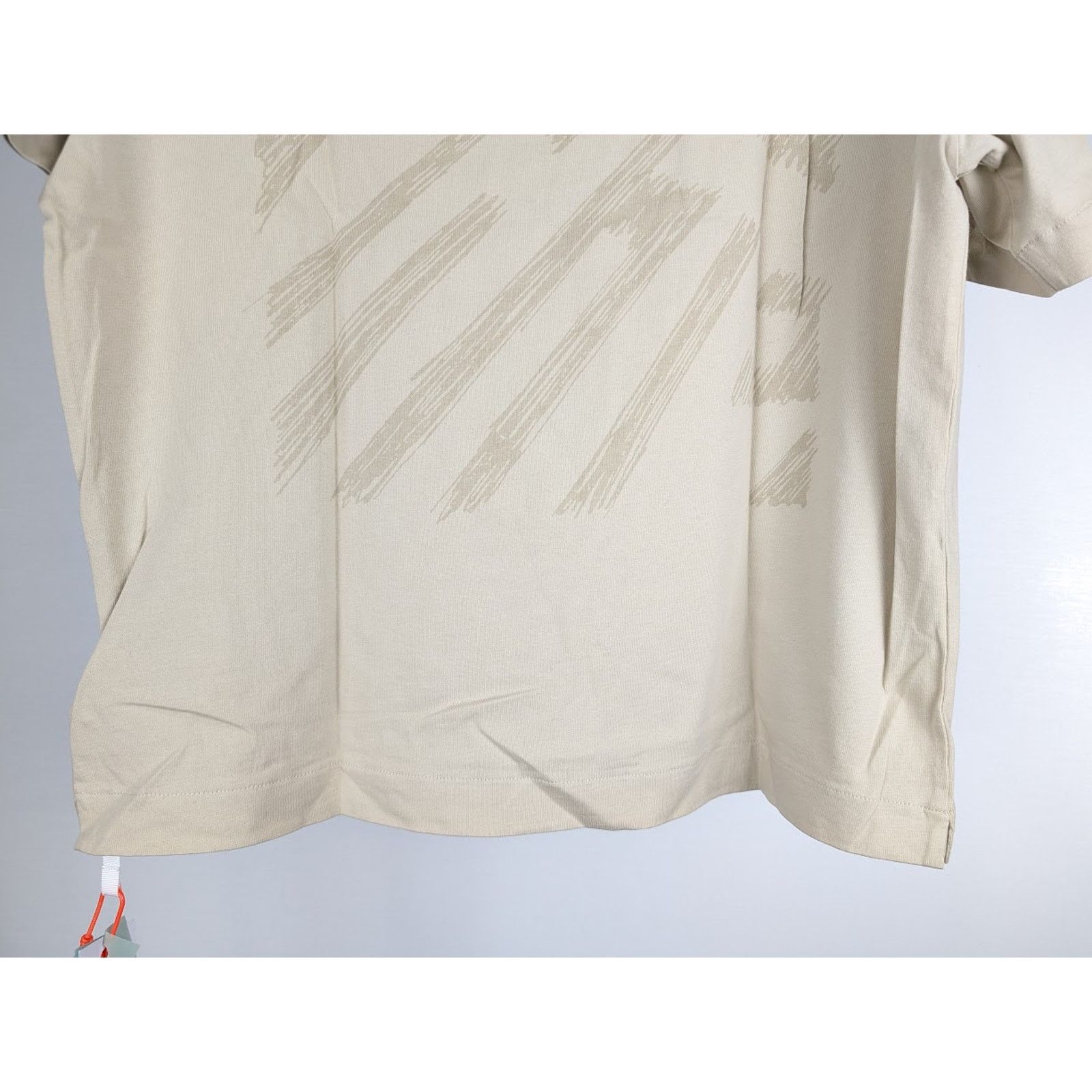 Off-White o1rshd1 Scribble Carry Over Skate T-Shirt in Ivory/Beige Size US XXL / EU 58 / 5 - 14 Thumbnail