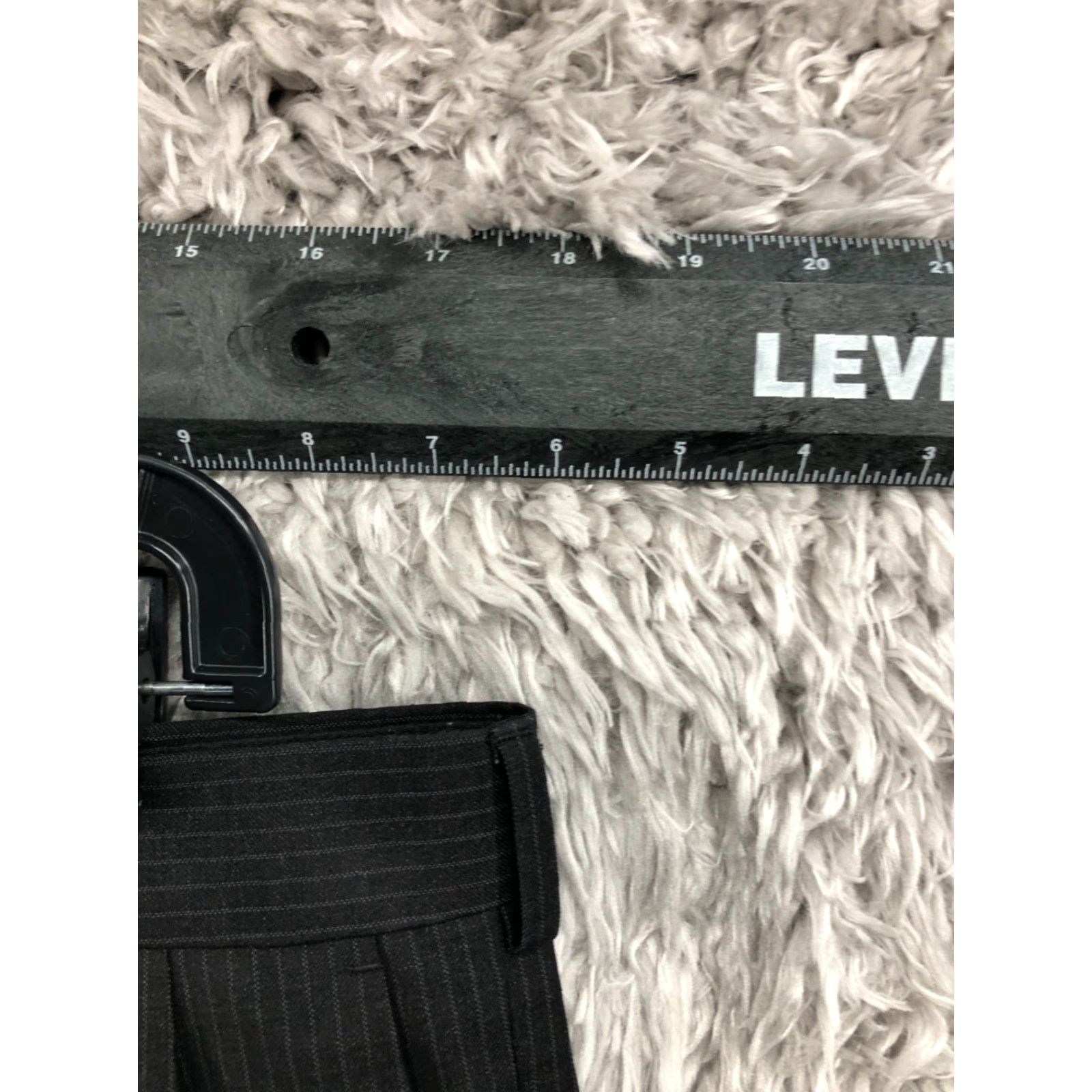 Vintage Axist Mens Dress Pants 36x34 Black Pin Striped Size US 36 / EU 52 - 2 Thumbnail