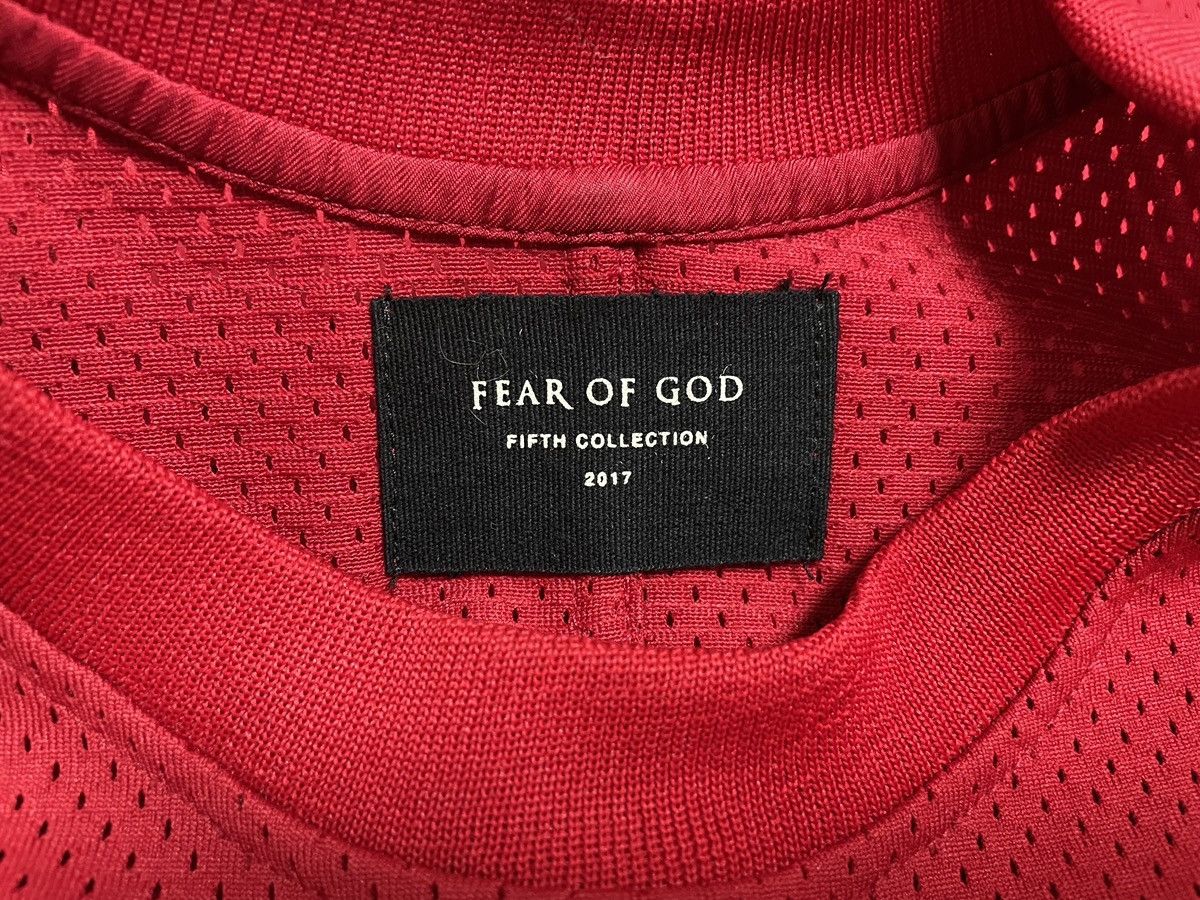 Fear of God Fear of God 5TH Mesh Baseball Jersey Red Innersect Exclusive Size US M / EU 48-50 / 2 - 7 Thumbnail