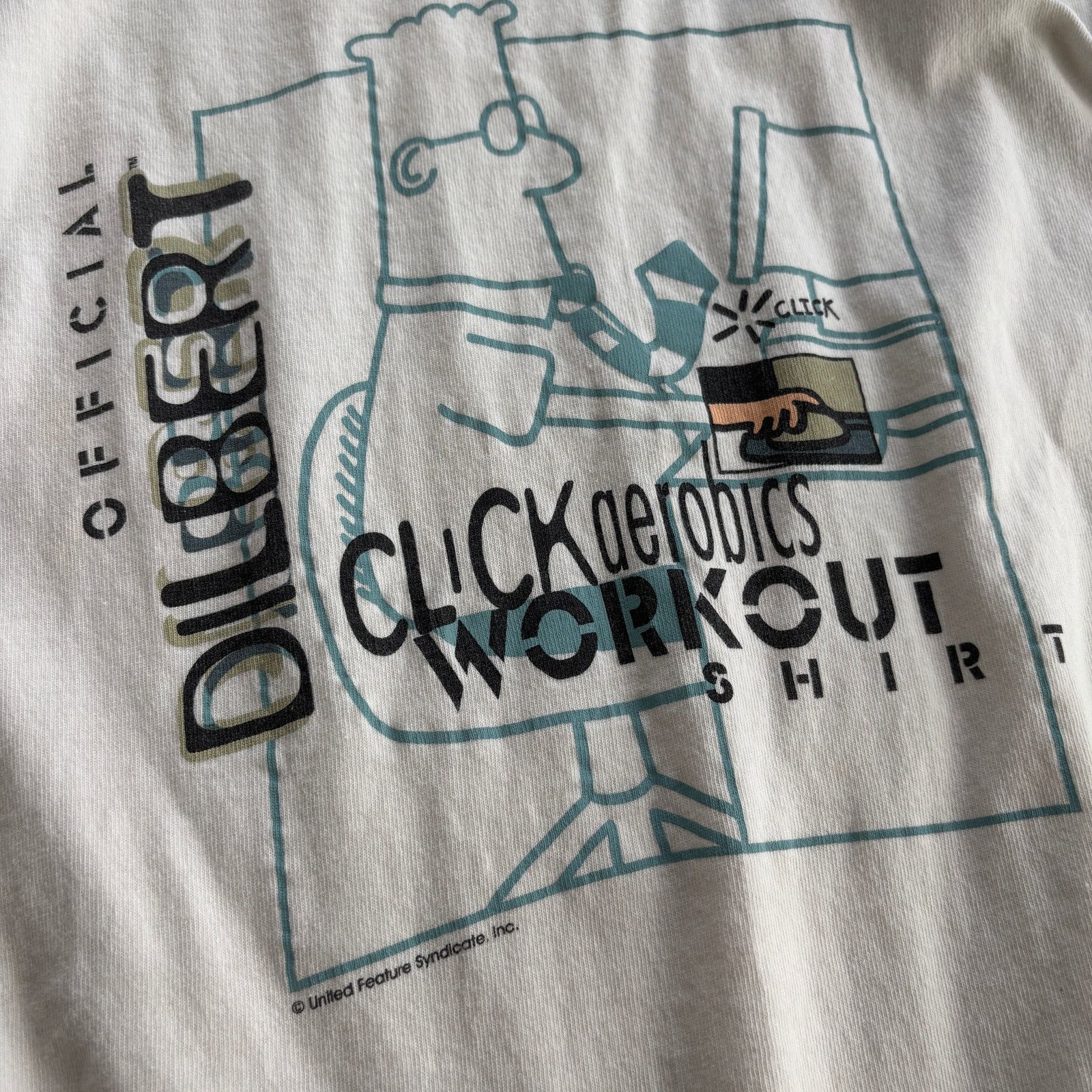 Vintage Vintage 90s Dilbert Cartoon Tee Shirt Office Humor Sz L Size US L / EU 52-54 / 3 - 2 Thumbnail