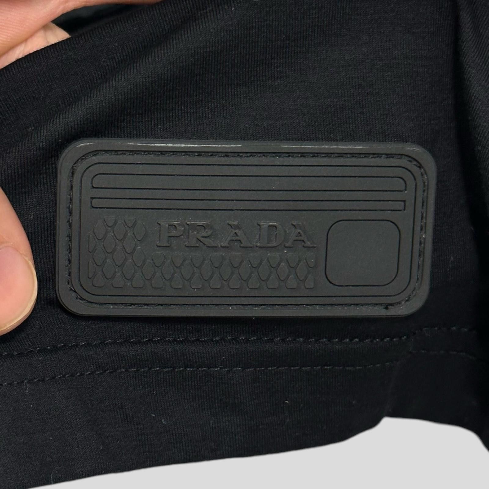 Prada Prada Milano 2018 Rubber Race Logo Panelled Longsleeve - M Size US M / EU 48-50 / 2 - 4 Thumbnail