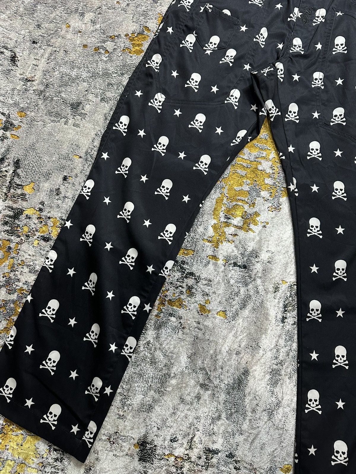 Hysteric Glamour Japanese Skull Full Print Y2k Punk Alexander McQueen STYLE Size US 33 - 4 Thumbnail