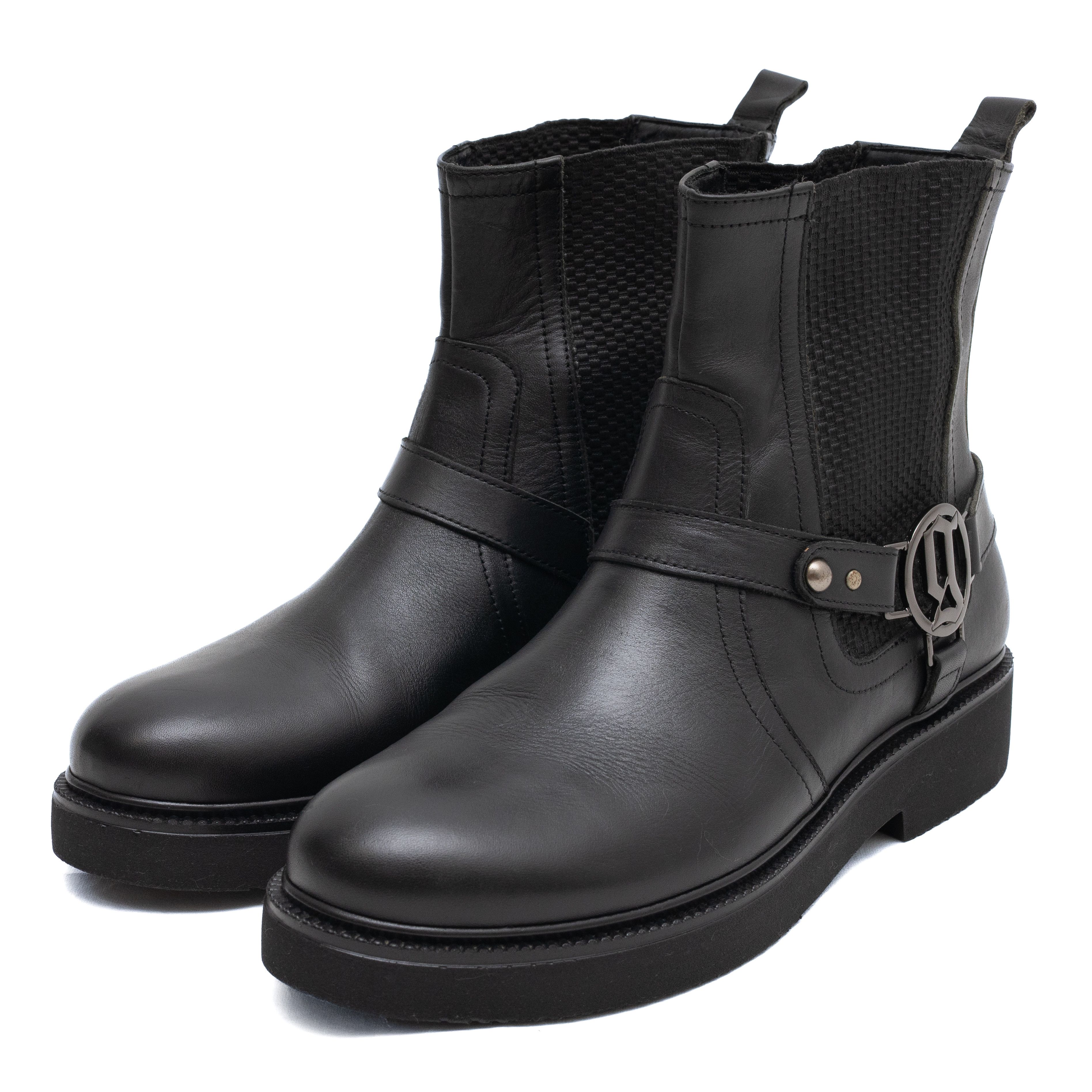 John Galliano GALLIANO G-Buckle Leather Chelsea Boots Size US 9 / EU 42 - 1 Thumbnail