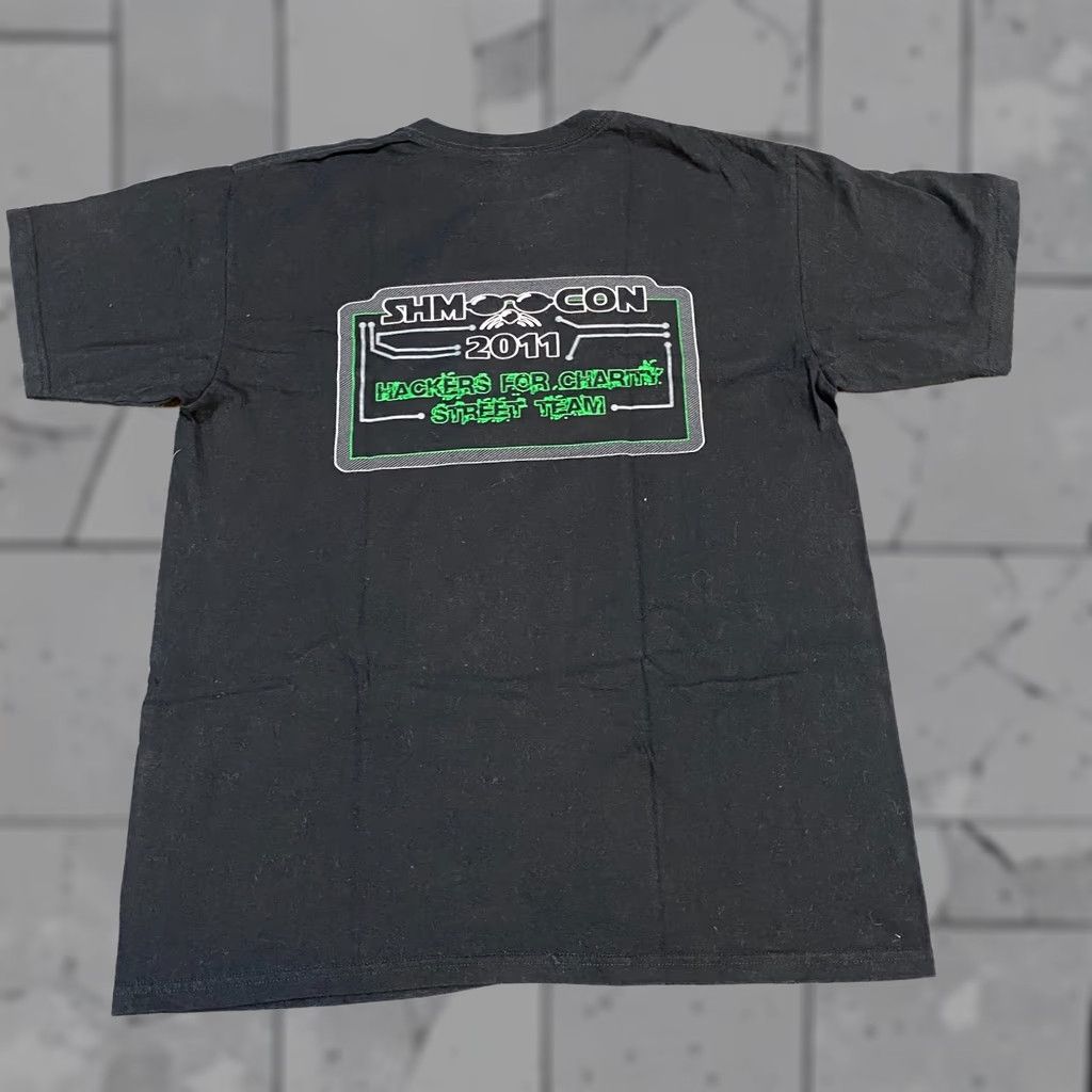 Doublet Unbranded L T-Shirt Black Cotton SHM Con Double Sided 2011 Crew Neck Short Sleeve Unisex Adults Mens Womens Shirts Shirt Size US L / EU 52-54 / 3 - 1 Thumbnail