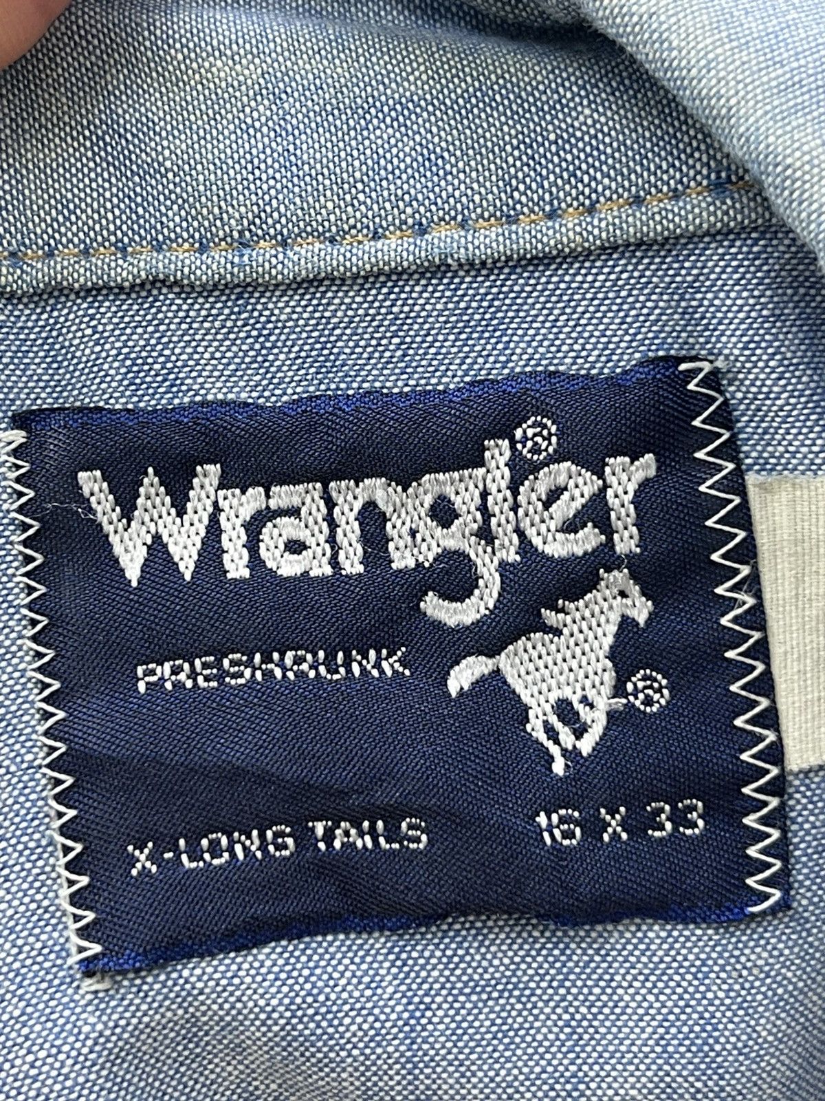 Wrangler Vintage Wrangler Western button shirt Size US XL / EU 56 / 4 - 12 Thumbnail