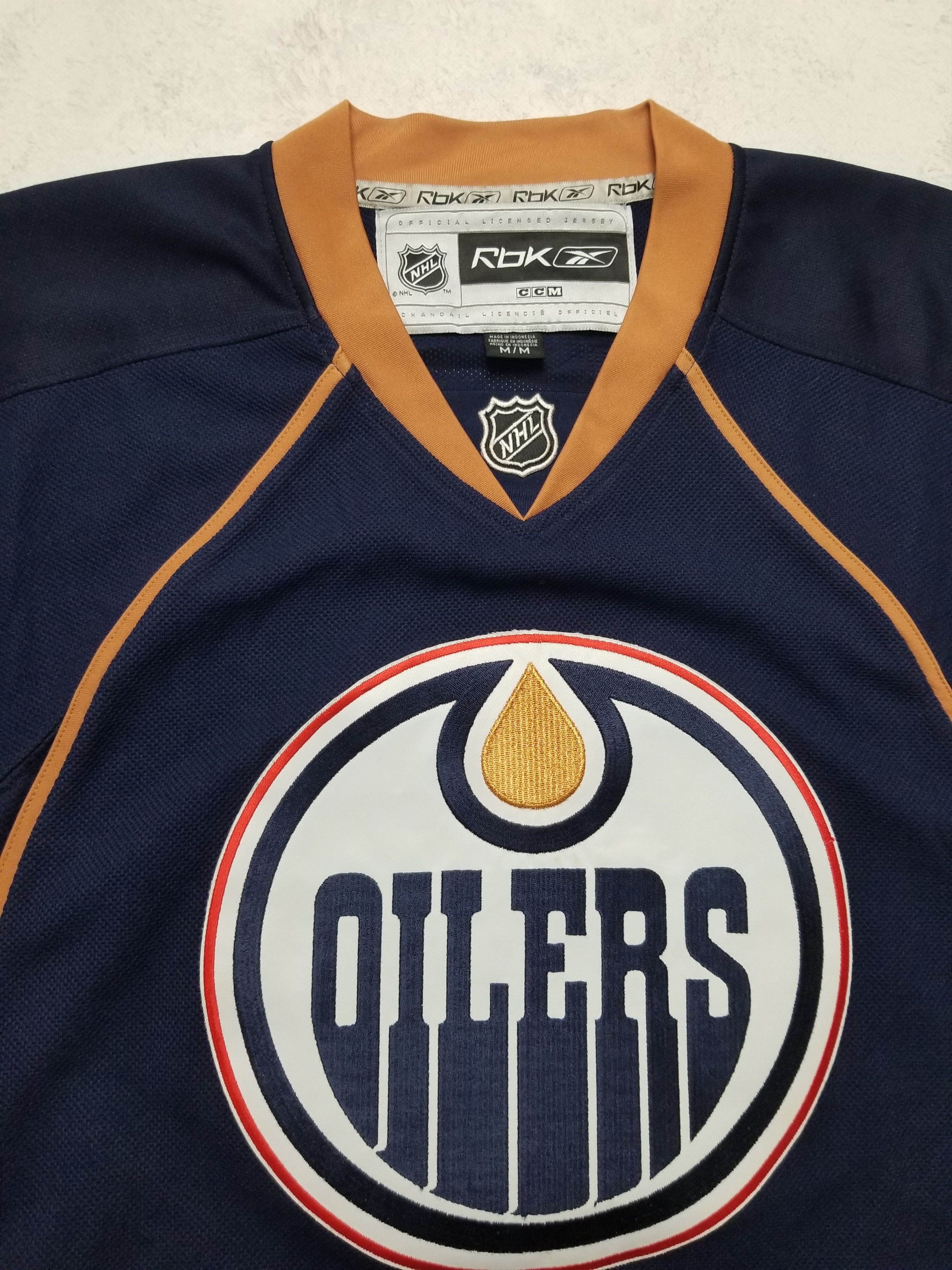 Reebok CCM Premier NHL Edmonton Oilers Alternate Hockey Jersey Size US M / EU 48-50 / 2 - 9 Thumbnail