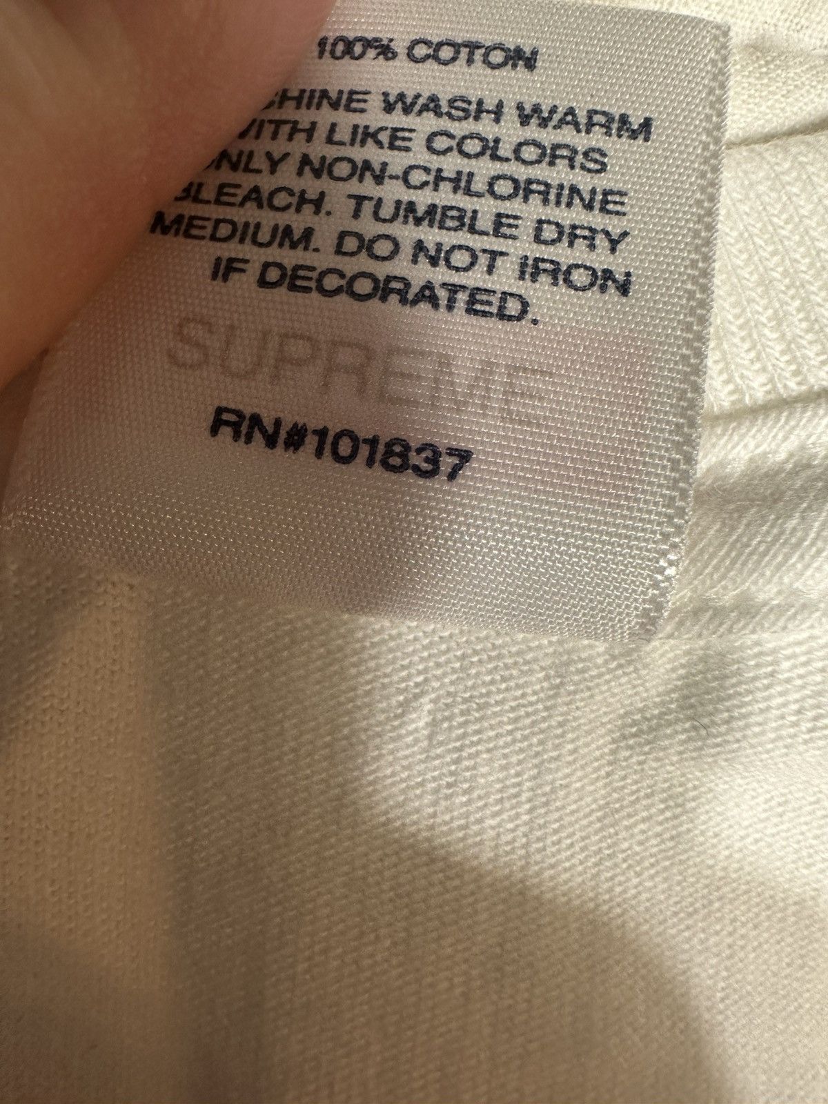 Supreme SUPREME EYES TEE- WHITE SIZE LARGE NEW Size US L / EU 52-54 / 3 - 4 Thumbnail