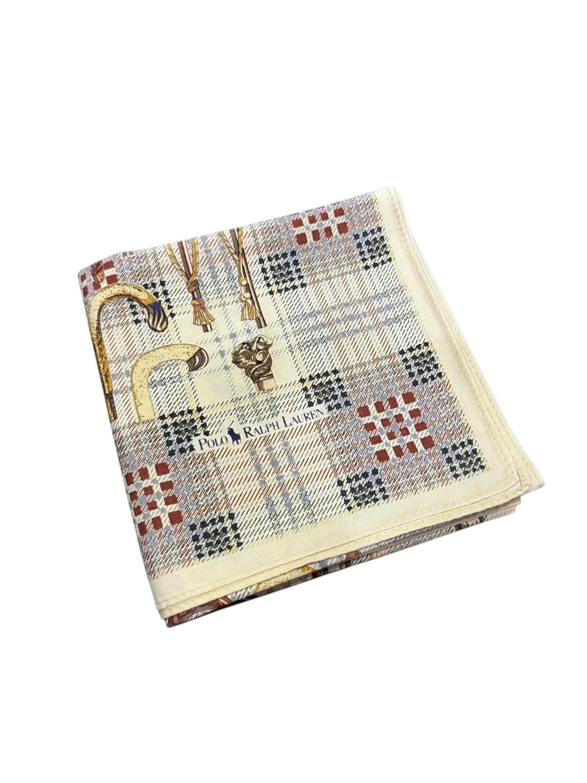 Polo Ralph Lauren 🔥Polo Ralph Lauren Antique Head Walking Cane Print Bandana Size ONE SIZE - 2 Thumbnail