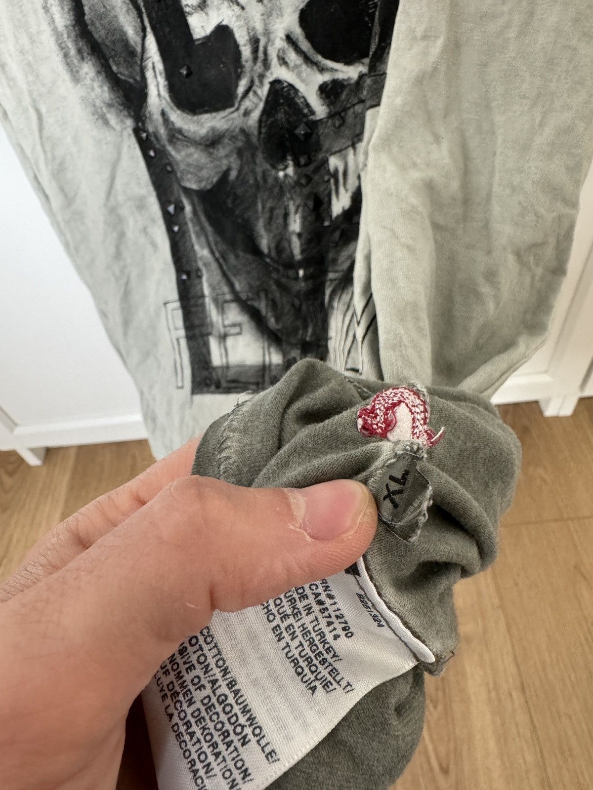 True Religion True Religion skull rhinestones vintage t shirt big logo Size US XL / EU 56 / 4 - 8 Thumbnail